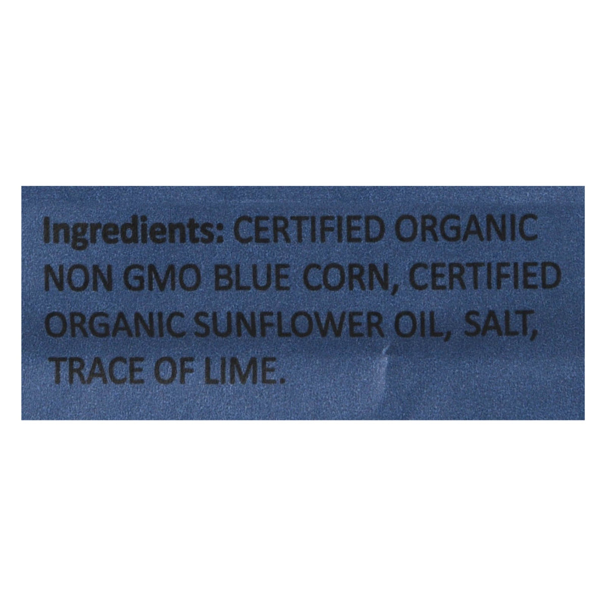 Mi Niña Organic Blue Corn Tortilla Chips, 12 oz (Case of 9)