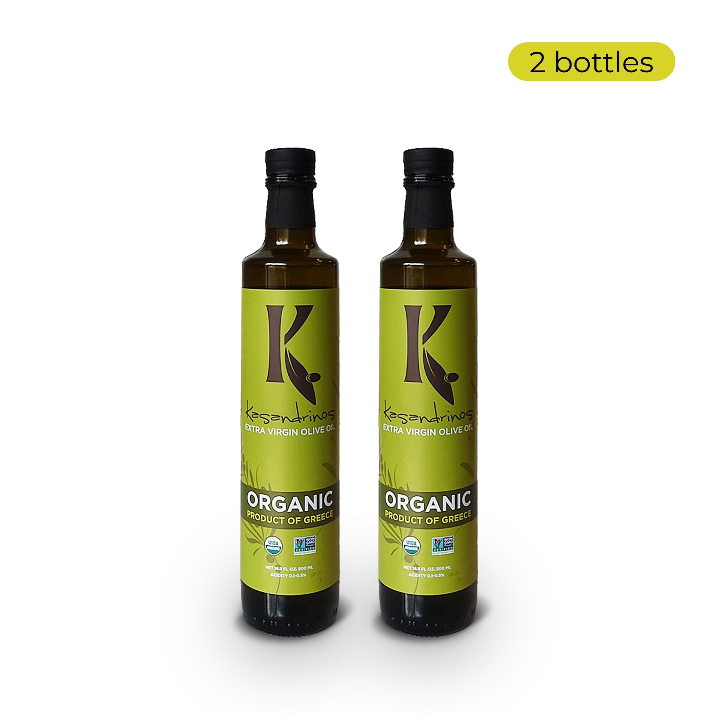 500ml Bottle - Organic EVOO