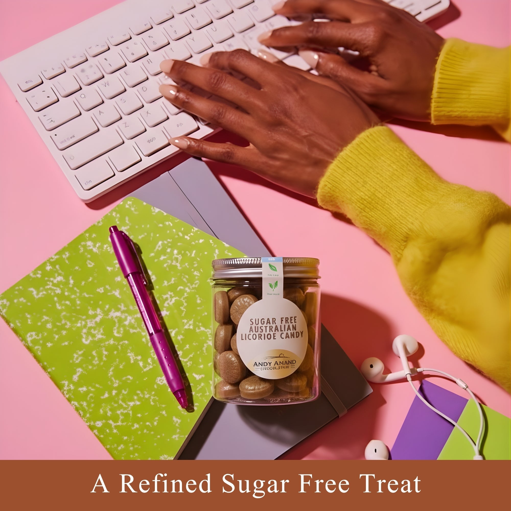 Andy Anand Sugar-Free Australian Licorice Hard Candy, 7 oz – European Made, Stevia Sweetened, Keto & Diabetic-Friendly Gourmet Gift Box