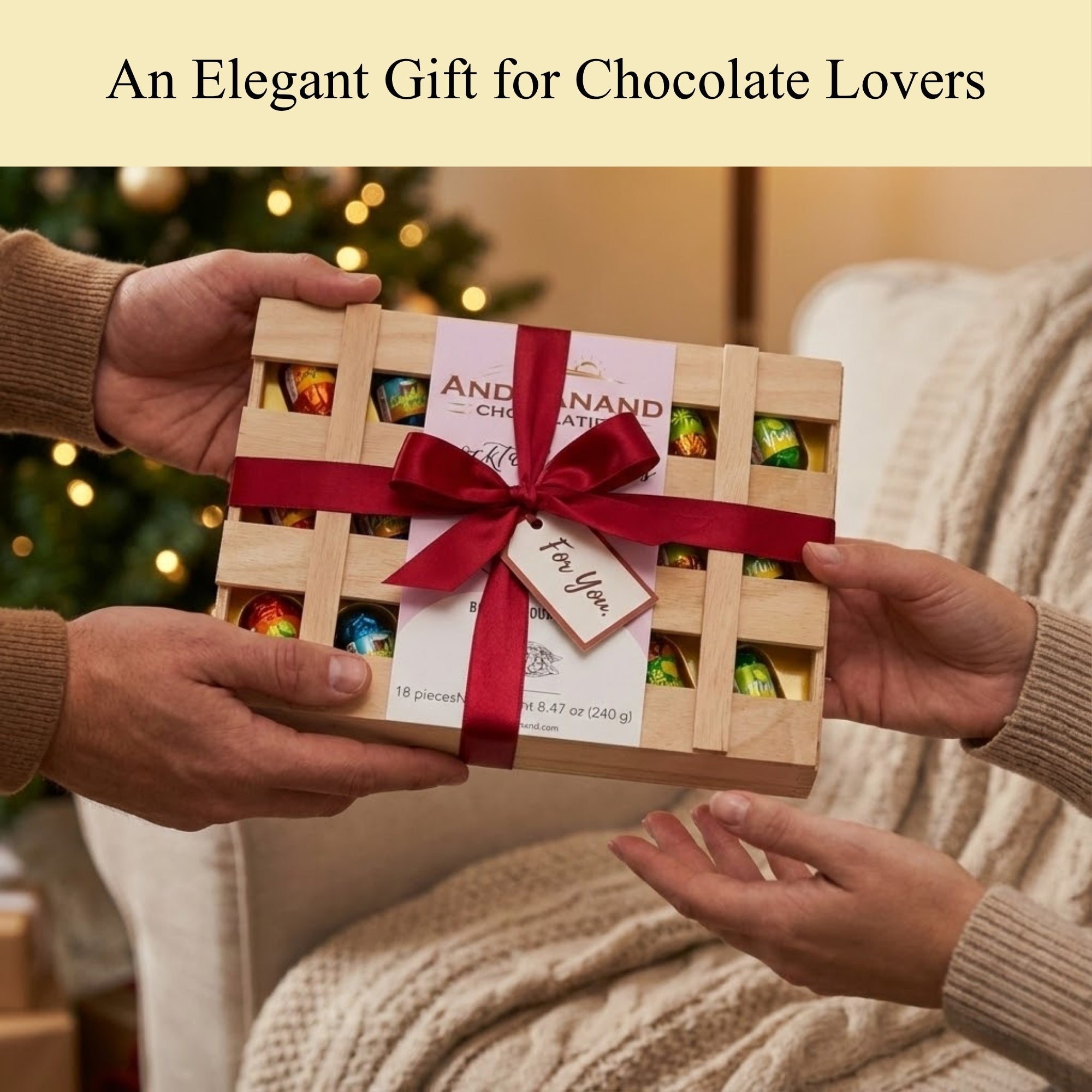 Andy Anand Cocktail-Flavored Vegan Dark Chocolates, 18 pc – Six Non-Alcoholic Flavors, 60% Cocoa Butter, Gluten-Free Birthday Gift Box