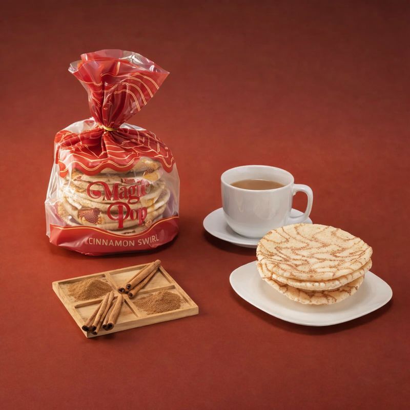 Kim's Magic Pop - Cinnamon Swirl Flavor Drizzled