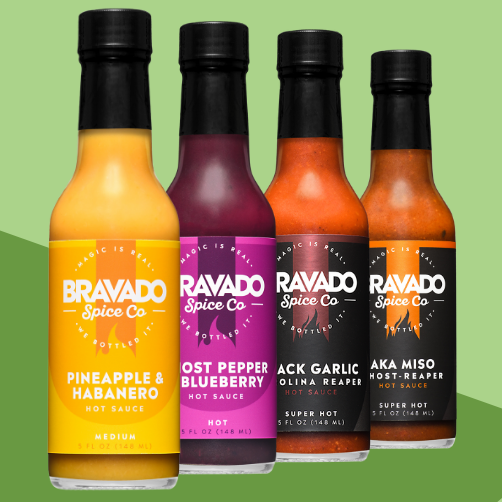 4-pack Hot Sauce Set