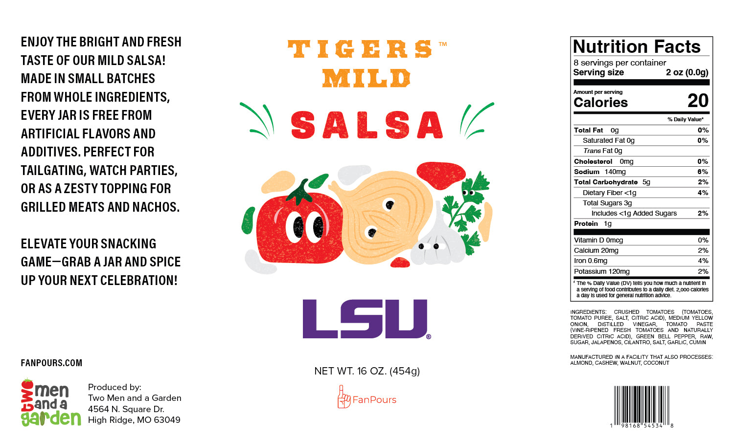 LSU Tigers Salsa Mild