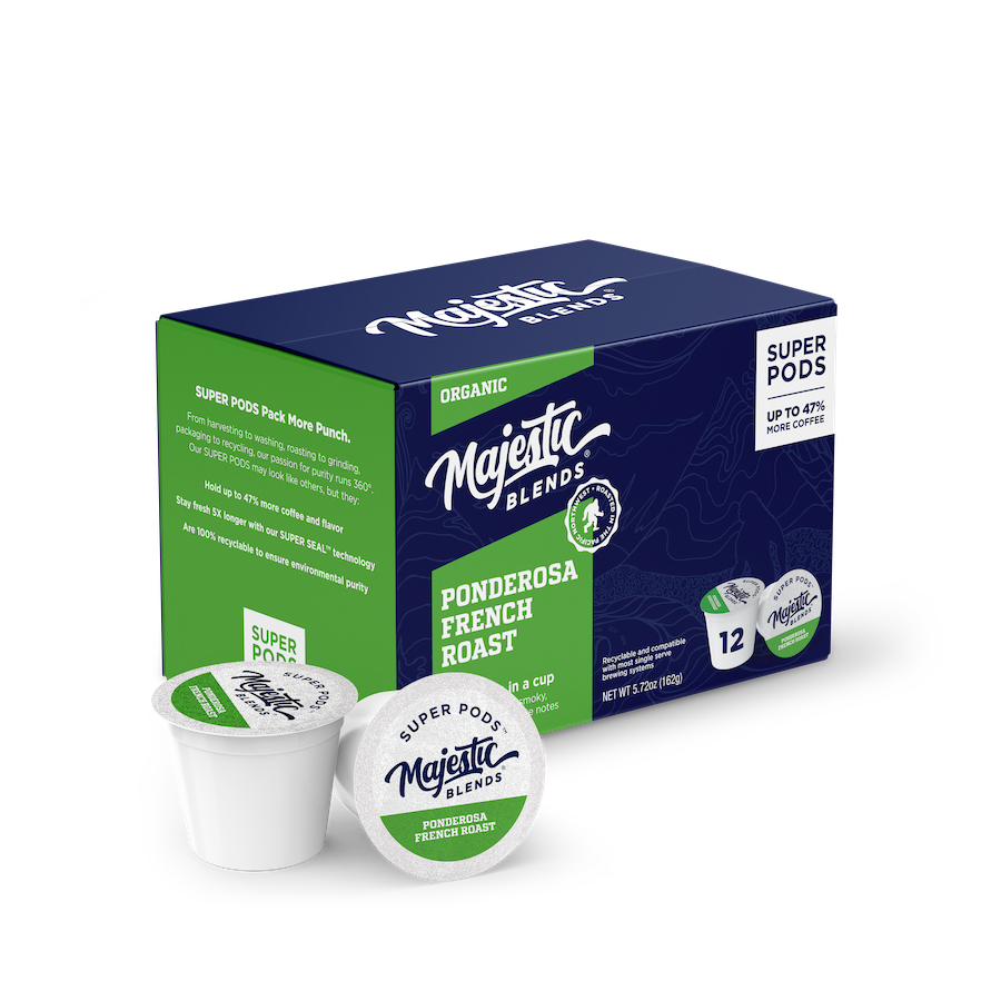 Ponderosa French Roast, Majestic Coffee