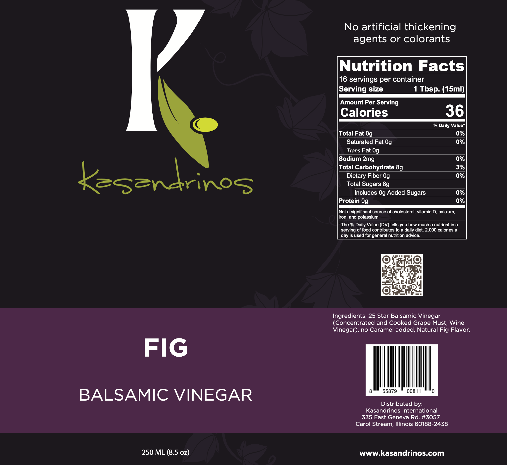 Fig Balsamic Vinegar - 250ml