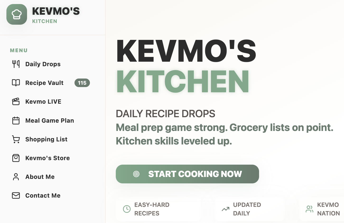 Kevmo's Kitchen GIFT Membership
