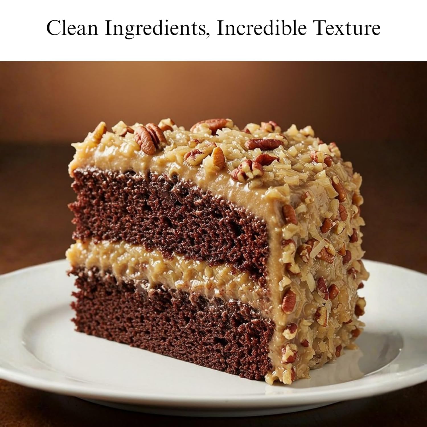 Andy Anand Sugar-Free German Chocolate Cake (2.4 lbs) | Keto & Diabetic-Friendly | SoCal Bakery