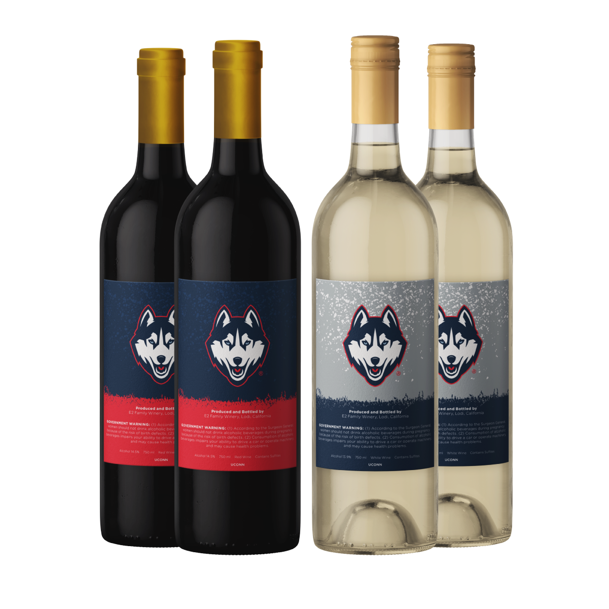 UCONN Huskies Wine