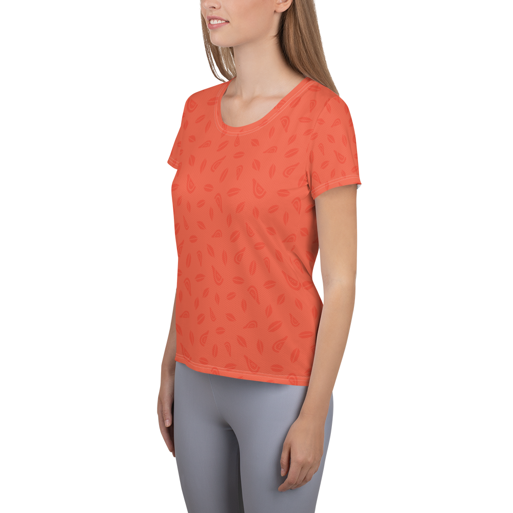 Women's Athletic Tee - Peach
