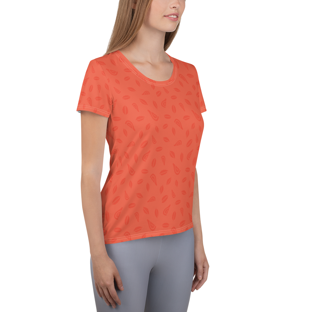 Women's Athletic Tee - Peach
