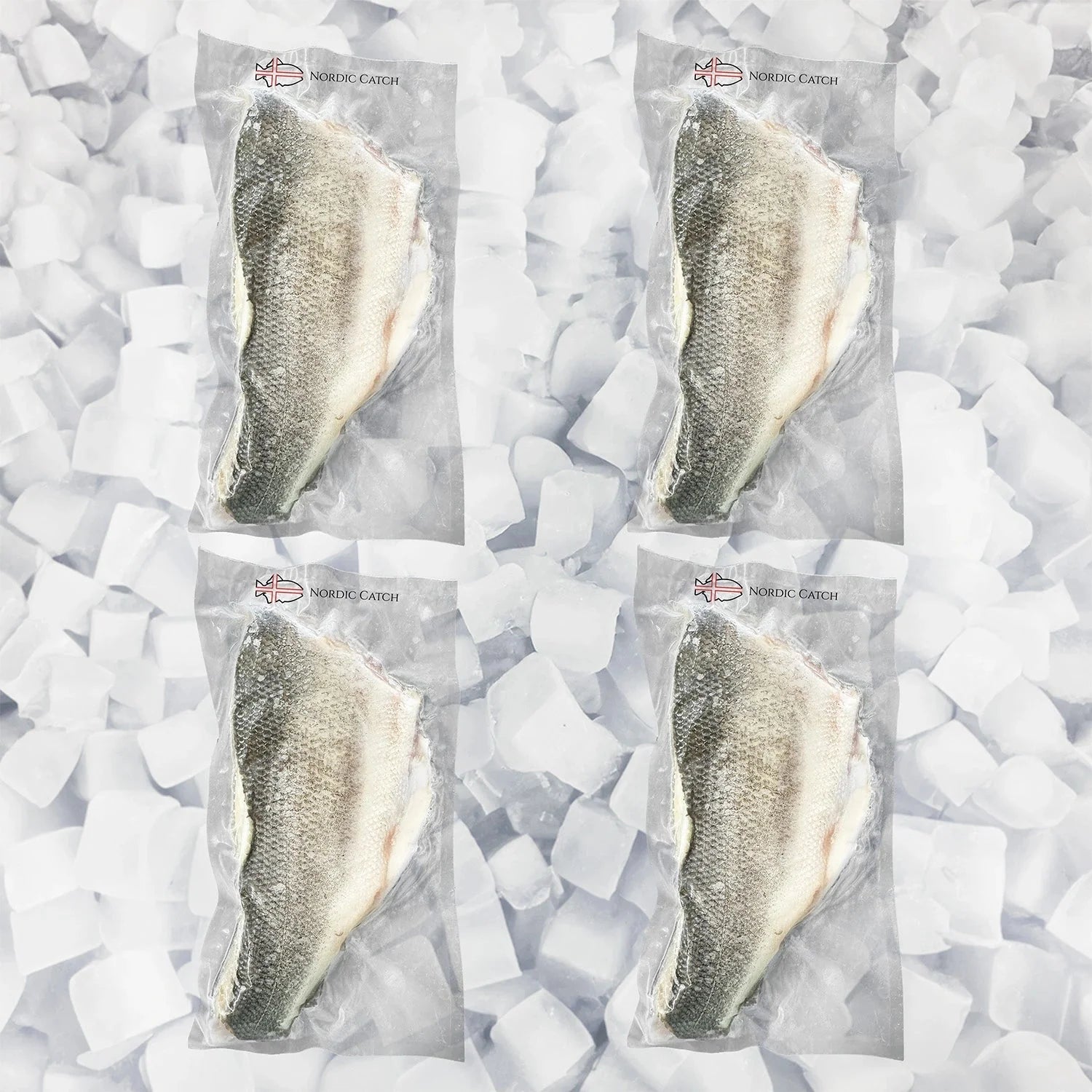 Branzino Fillet 2 x Portions per Pack, Skin On (Bulk Case)
