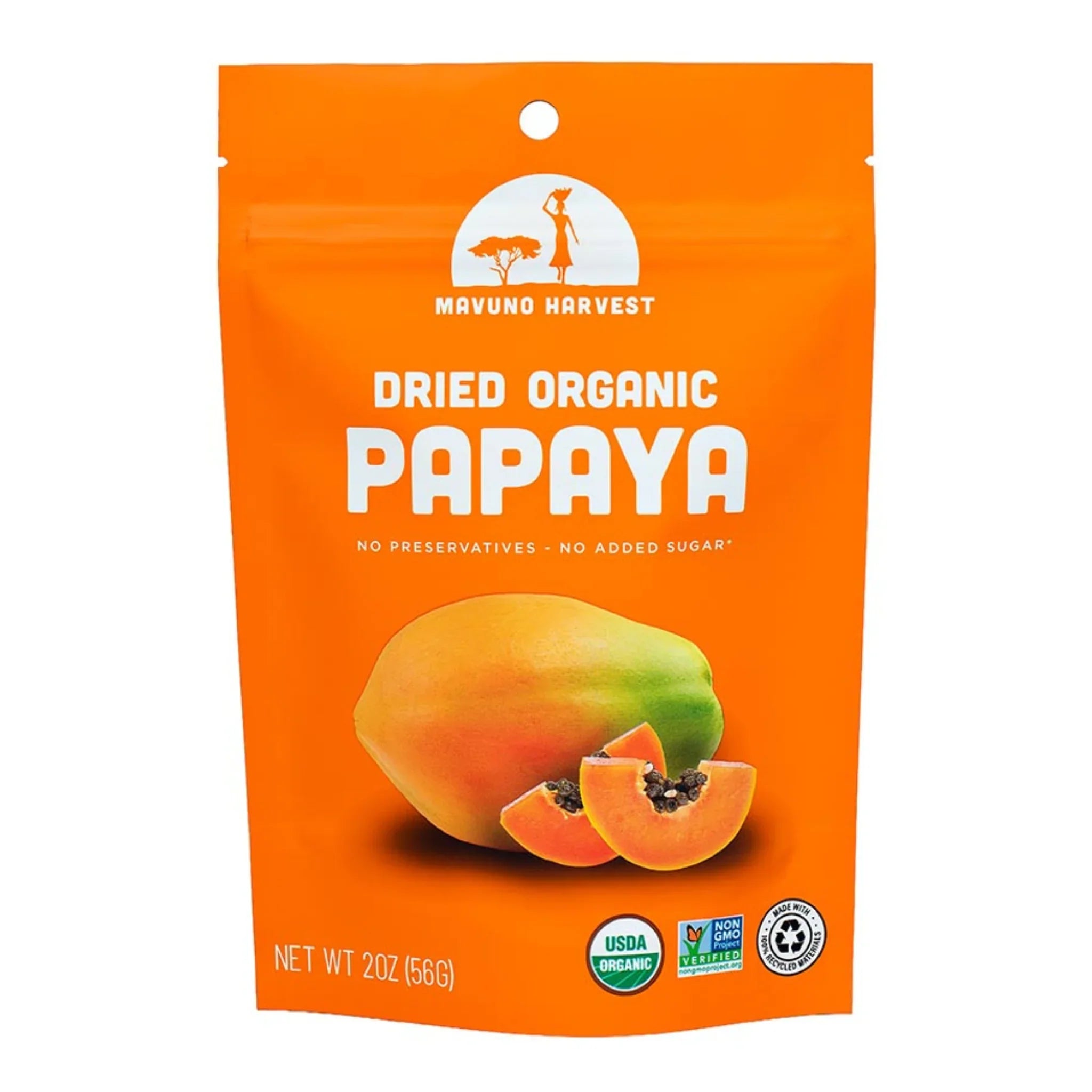Organic Dried Papaya