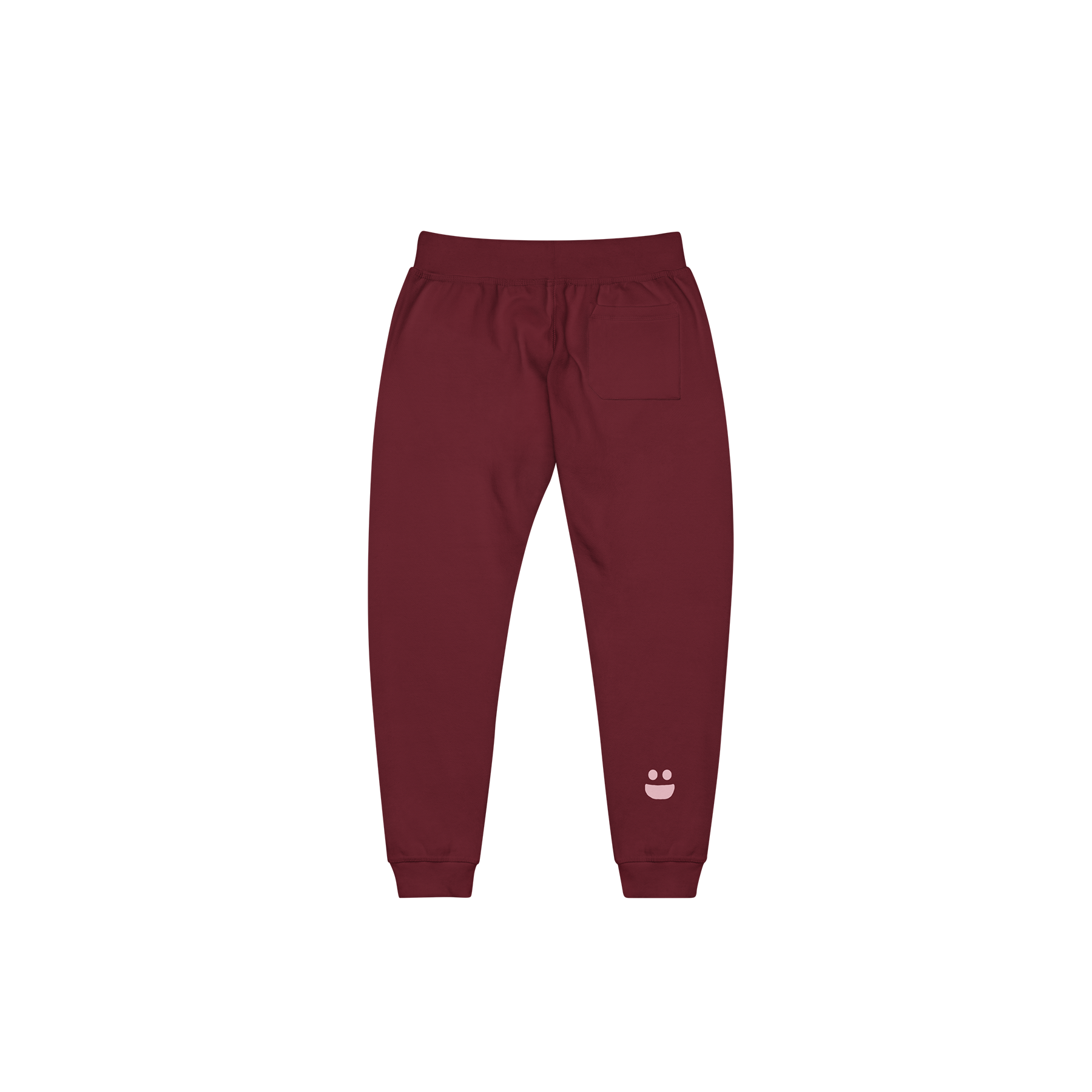 Maroon Fleece Sweatpants