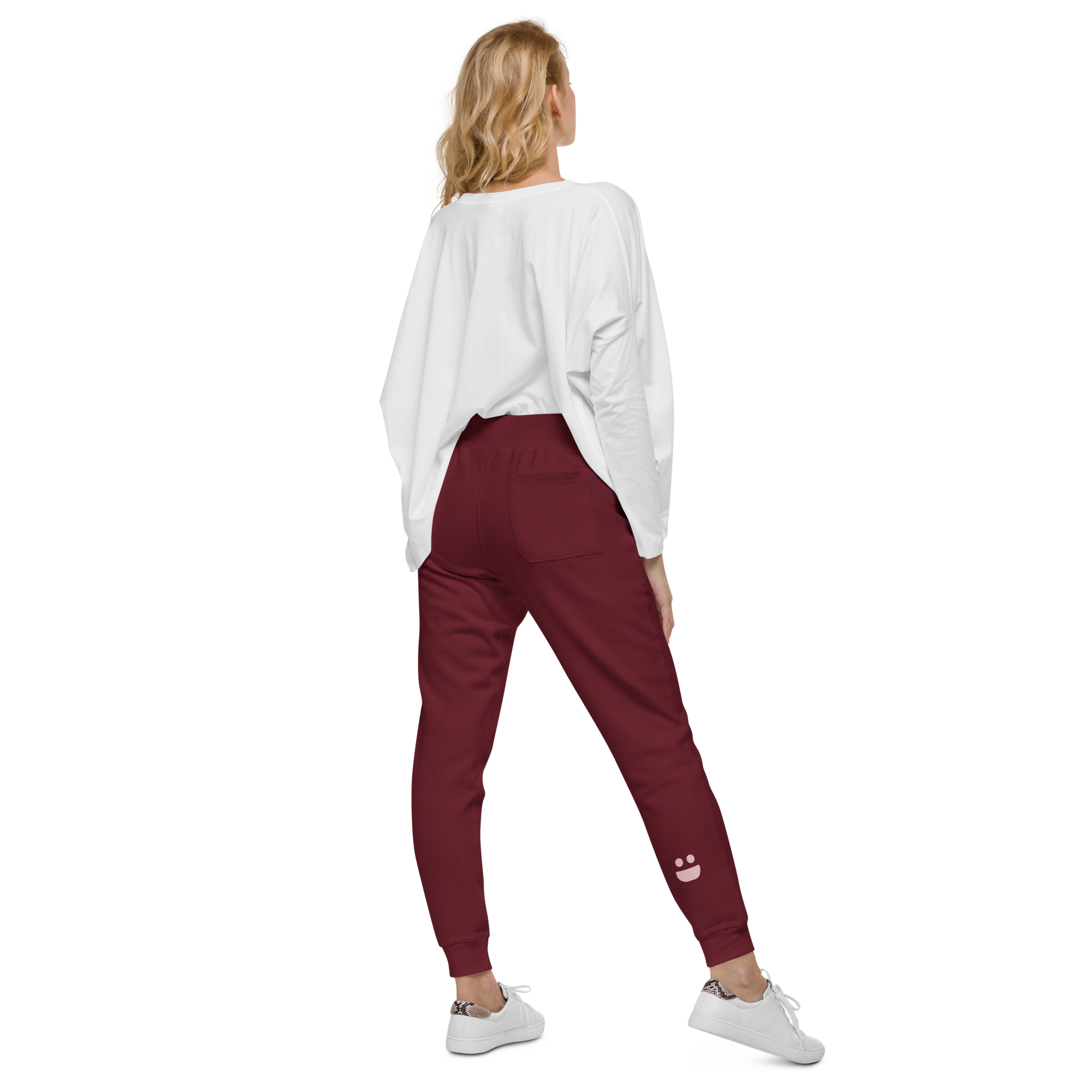 Maroon Fleece Sweatpants