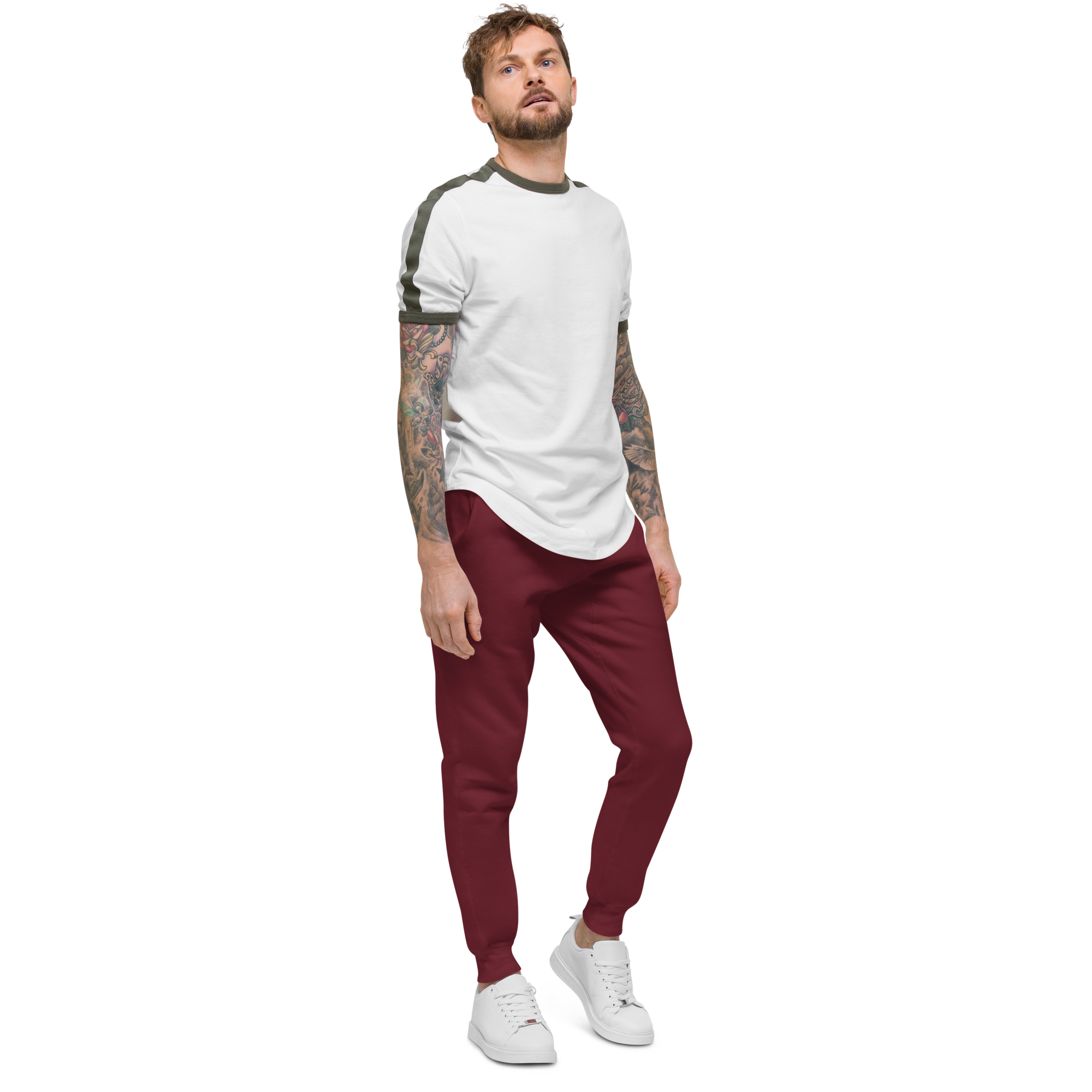 Maroon Fleece Sweatpants