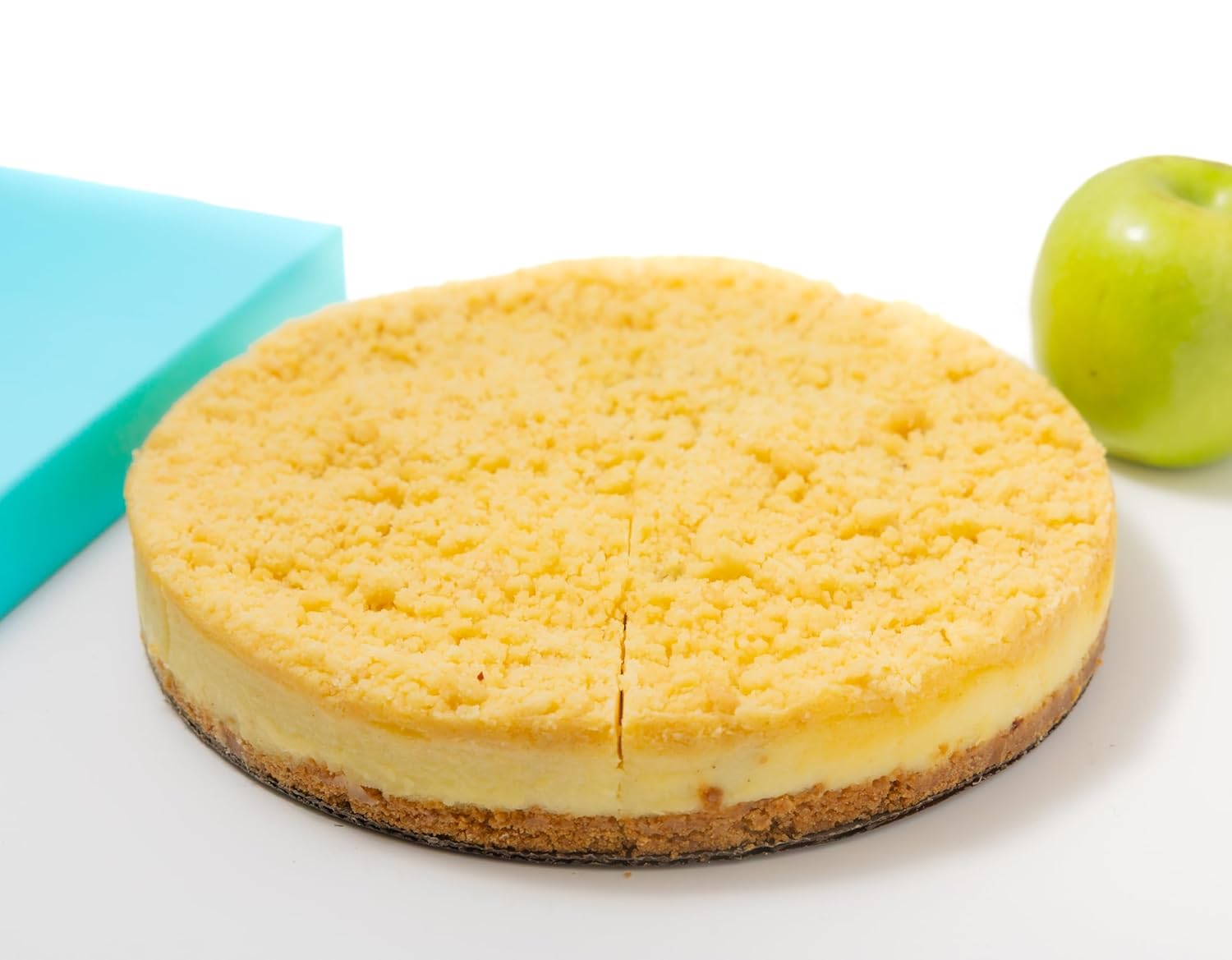 Andy Anand Sugar-Free Apple Streusel Cheesecake (9-inch, 2.8 lbs) | Sugar-Free & Keto Cheesecake | Local SoCal Bakery