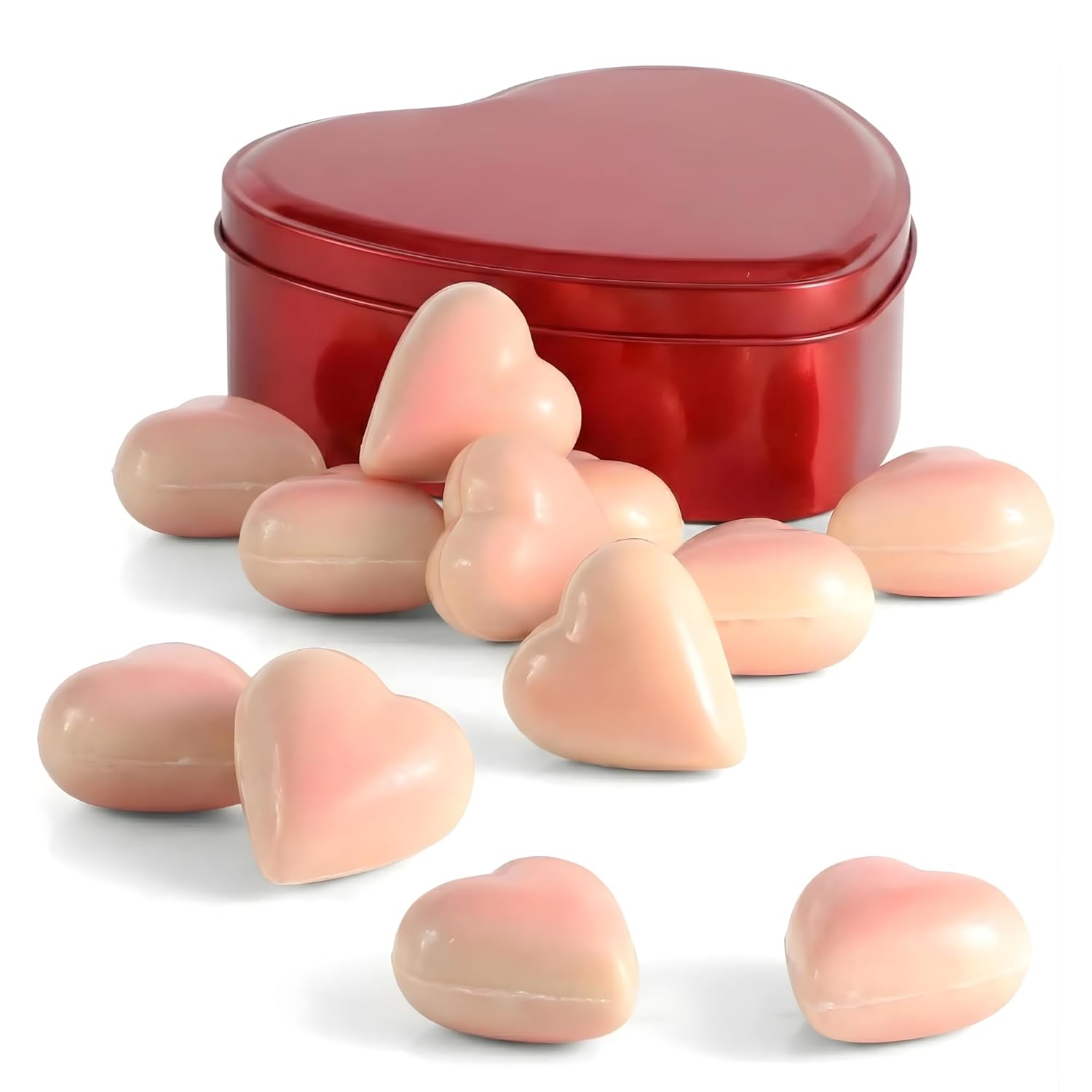 Andy Anand Ruby Chocolate Heart Truffles (18 pc, Nut-Free Gluten-Free) | Local SoCal Chocolatier