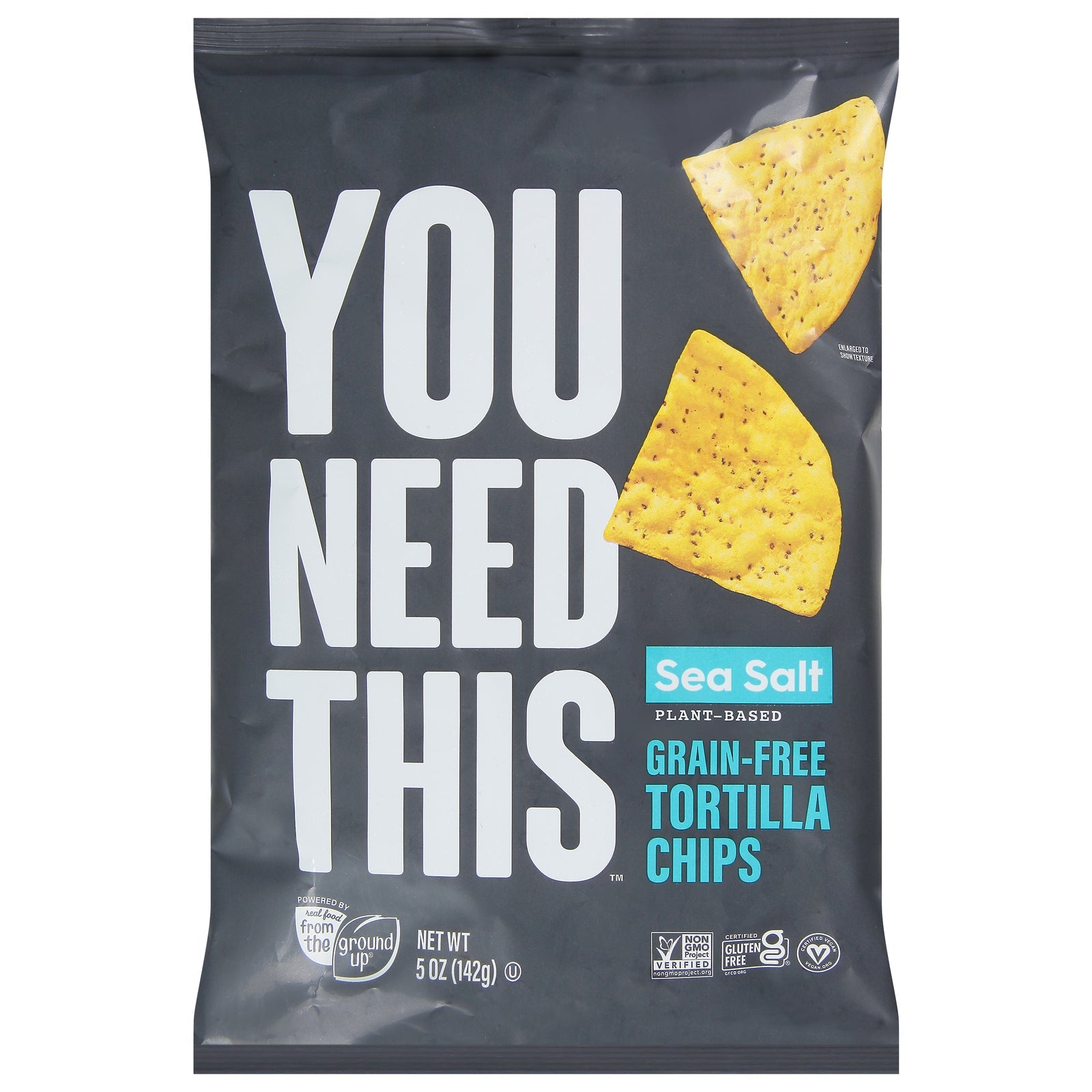 You Need This - Tortilla Chips, Chocolate Chip, Sea Salt, Grain Free - (Pack of 6 - 5 oz Bags)