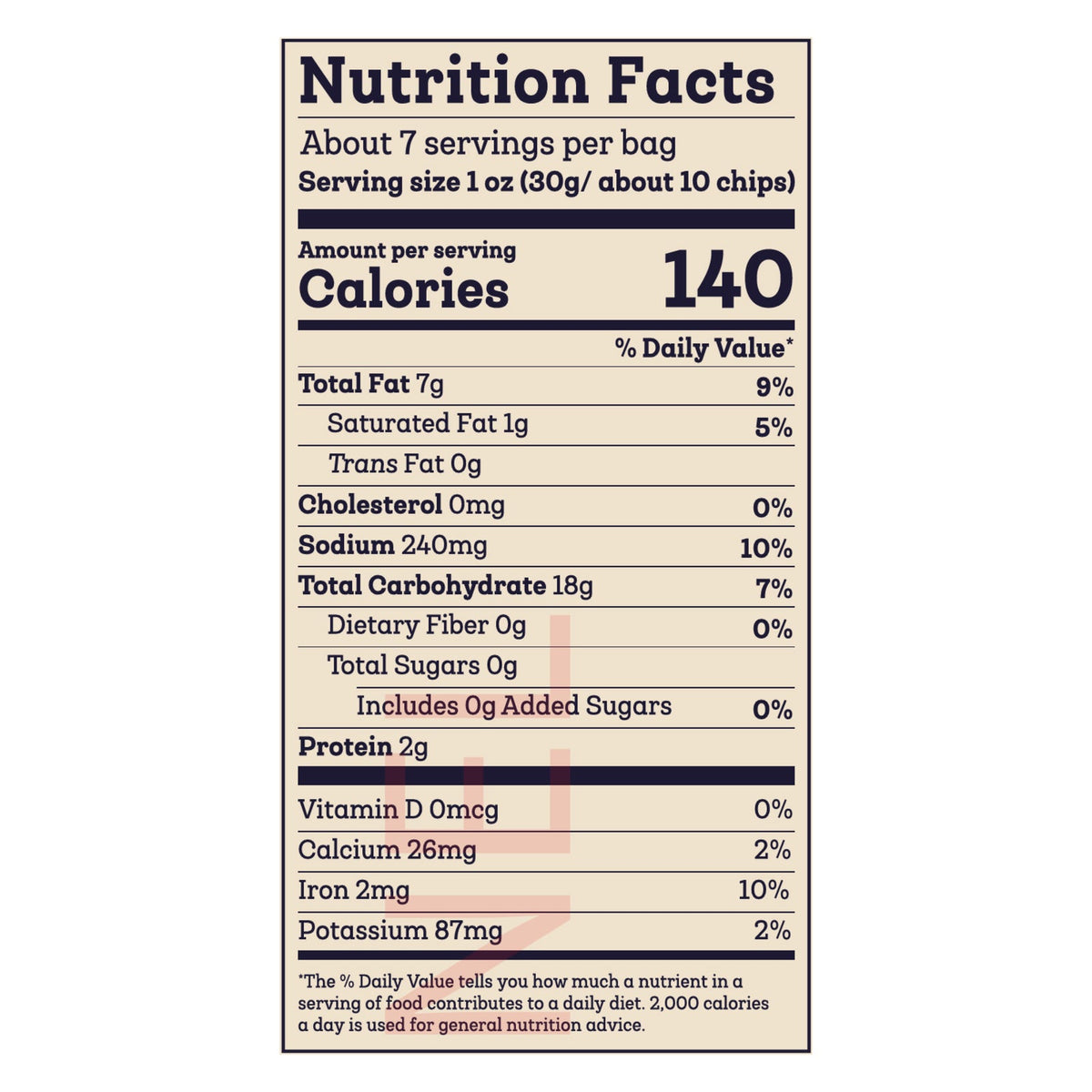 Siete Blue Corn Tortilla Chips, 7.5 oz (Case of 6)