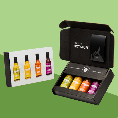 4-pack Hot Sauce Set