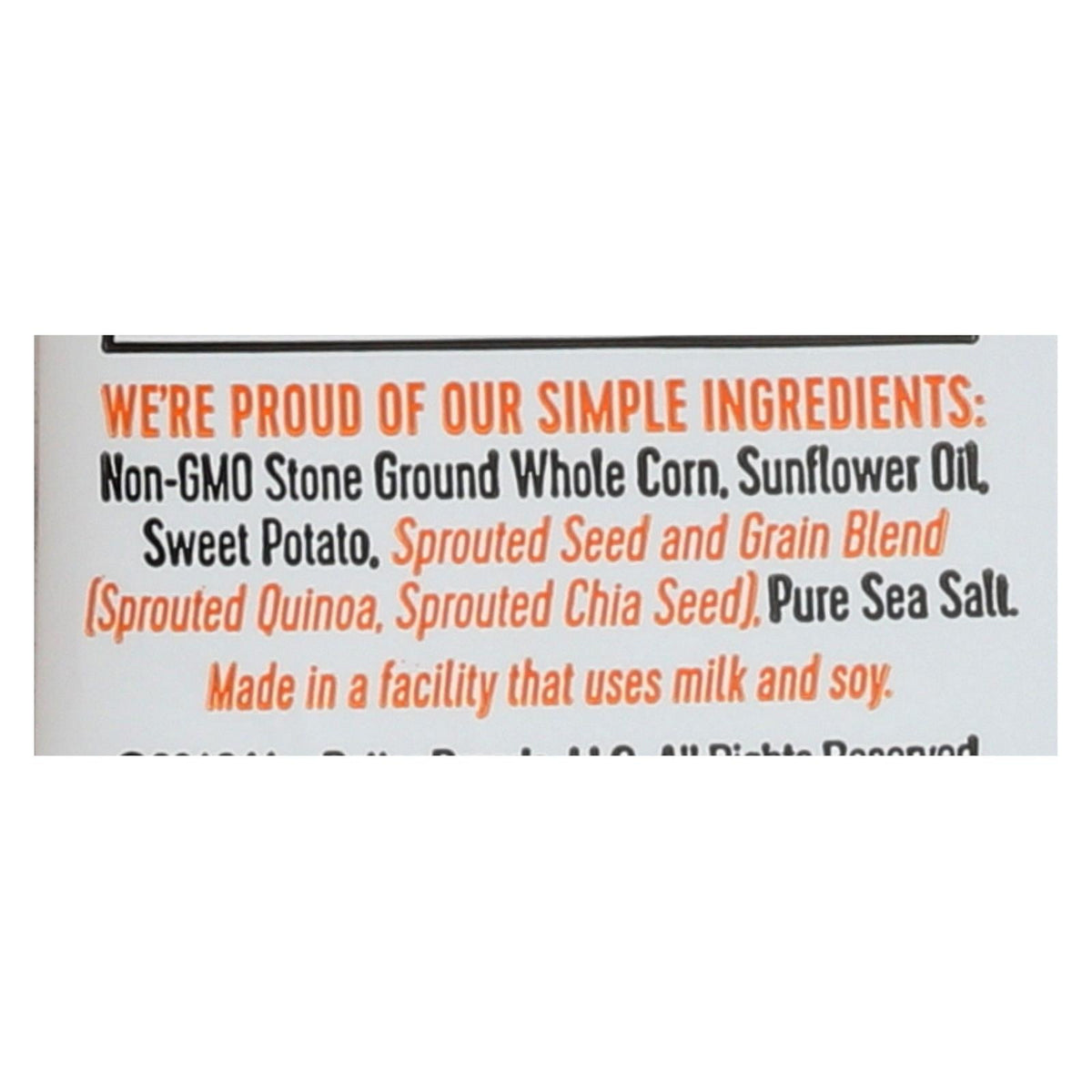 Way Better Snacks Sweet Potato Tortilla Chips, 1 oz (Case of 12)