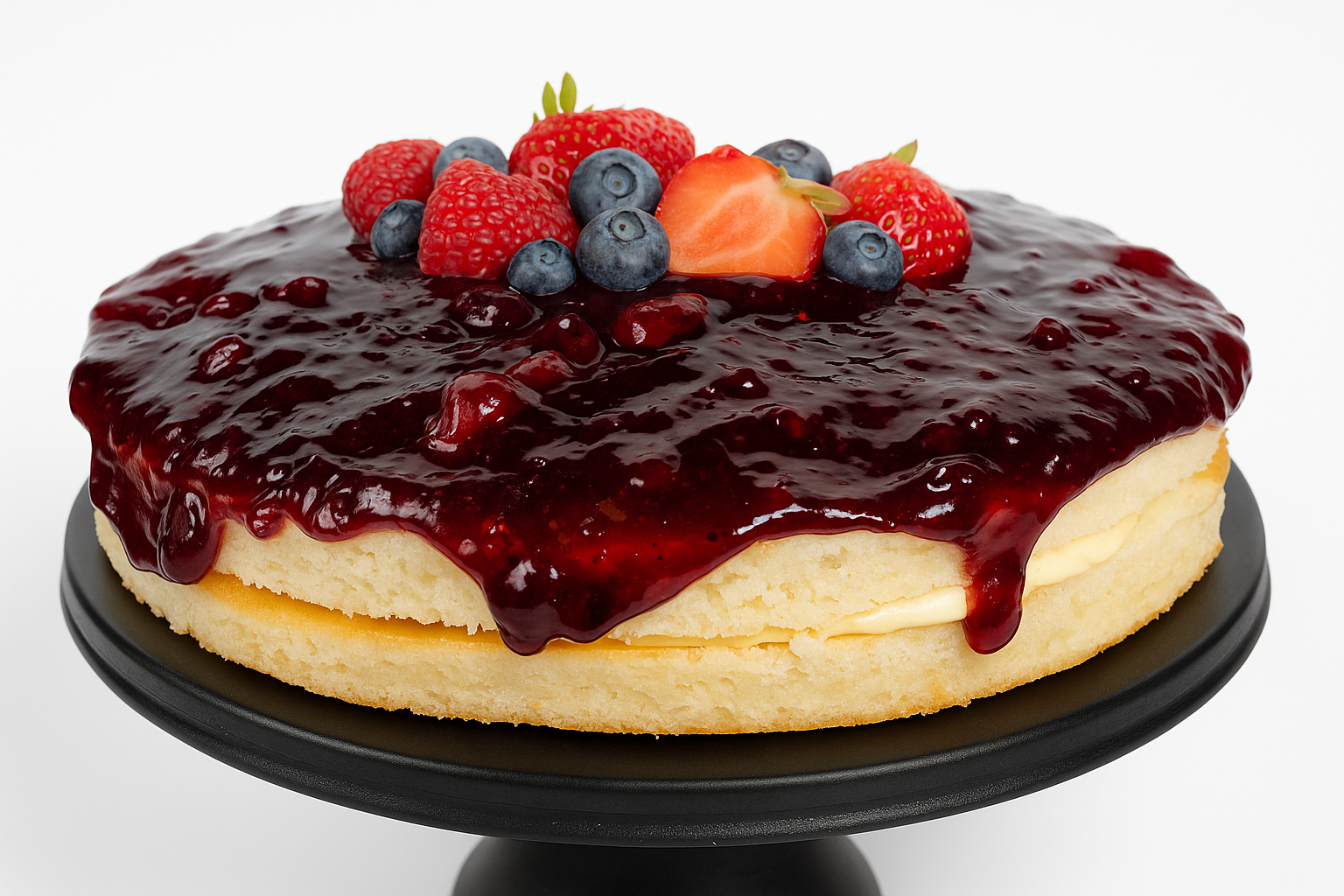 Andy Anand Sugar-Free Gluten-Free Wildberry Cake (2.5 lbs) | Keto & Diabetic-Friendly | SoCal Bakery