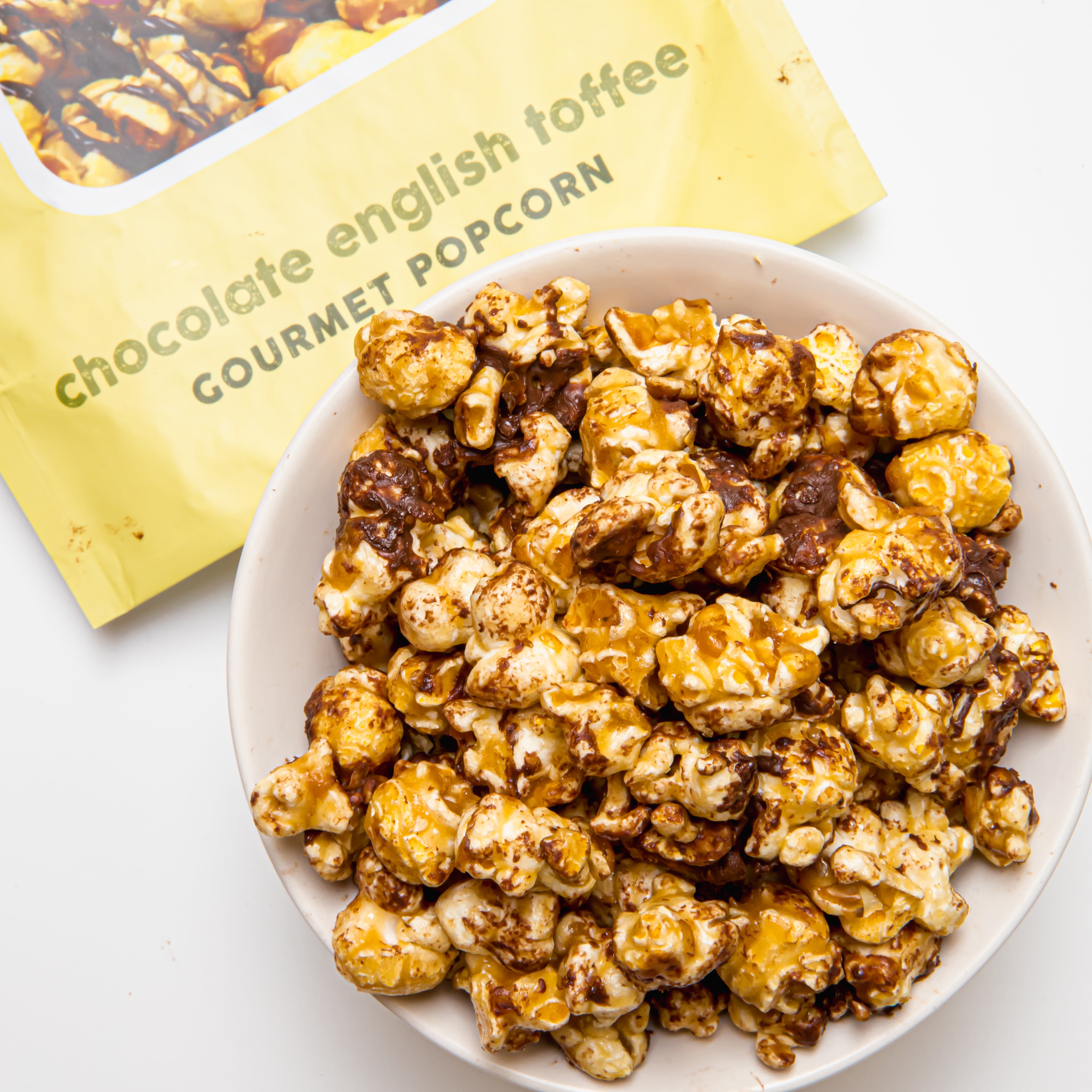 Chocolate English Toffee Popcorn