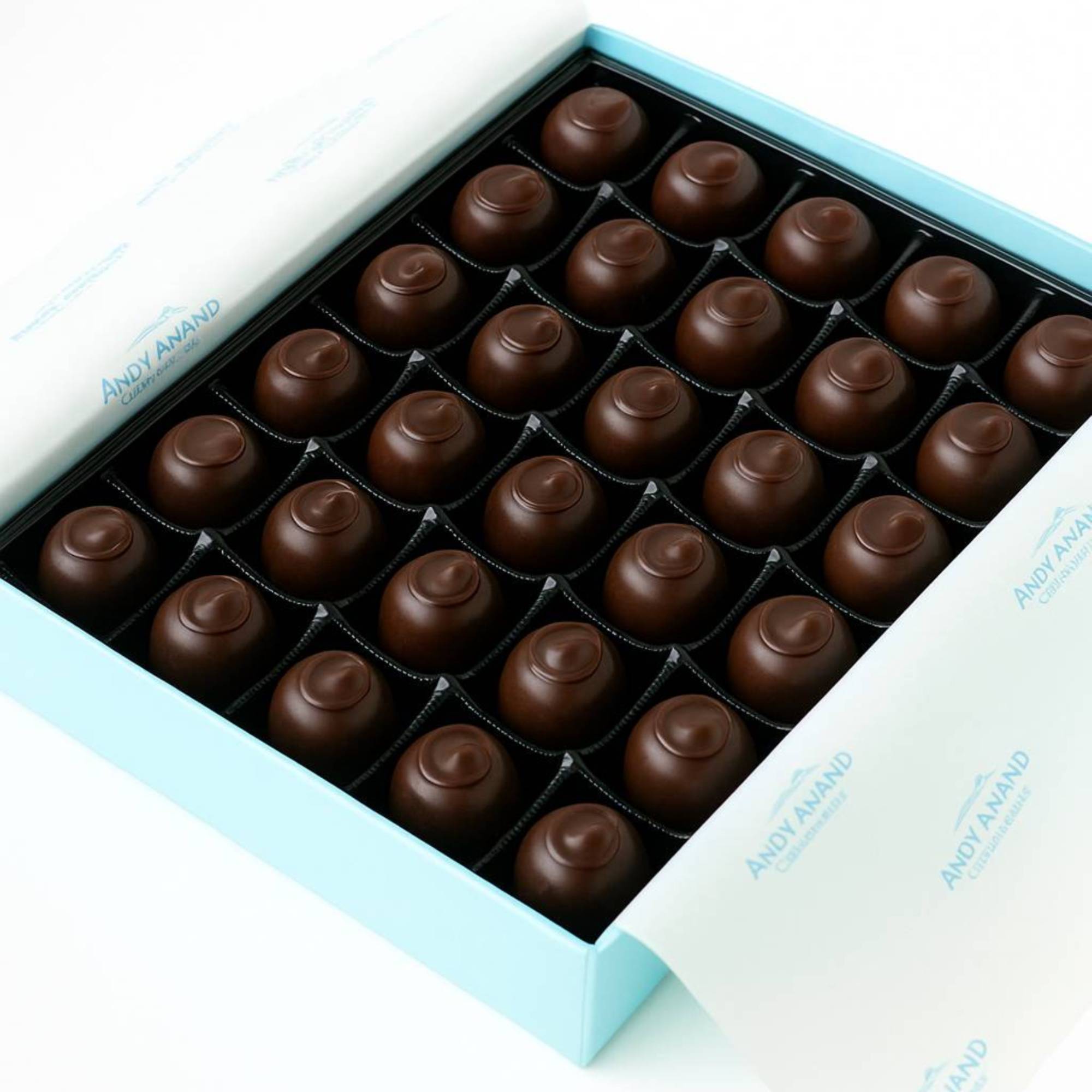 Andy Anand Sugar-Free Dark Chocolate Cherry Cordials, 48 pc – Plant-Based, Liquid Center, Diabetic-Friendly, Vegan Chocolate Birthday Gift
