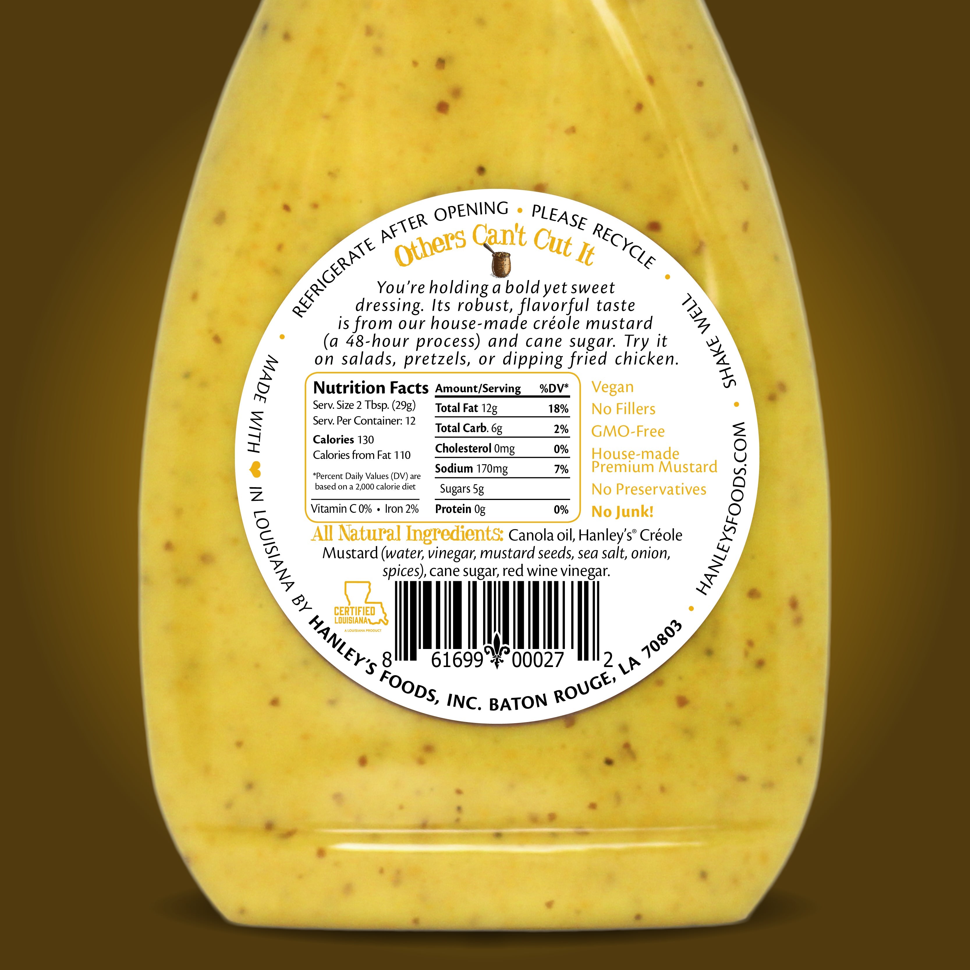 Sweet Créole Mustard dressing