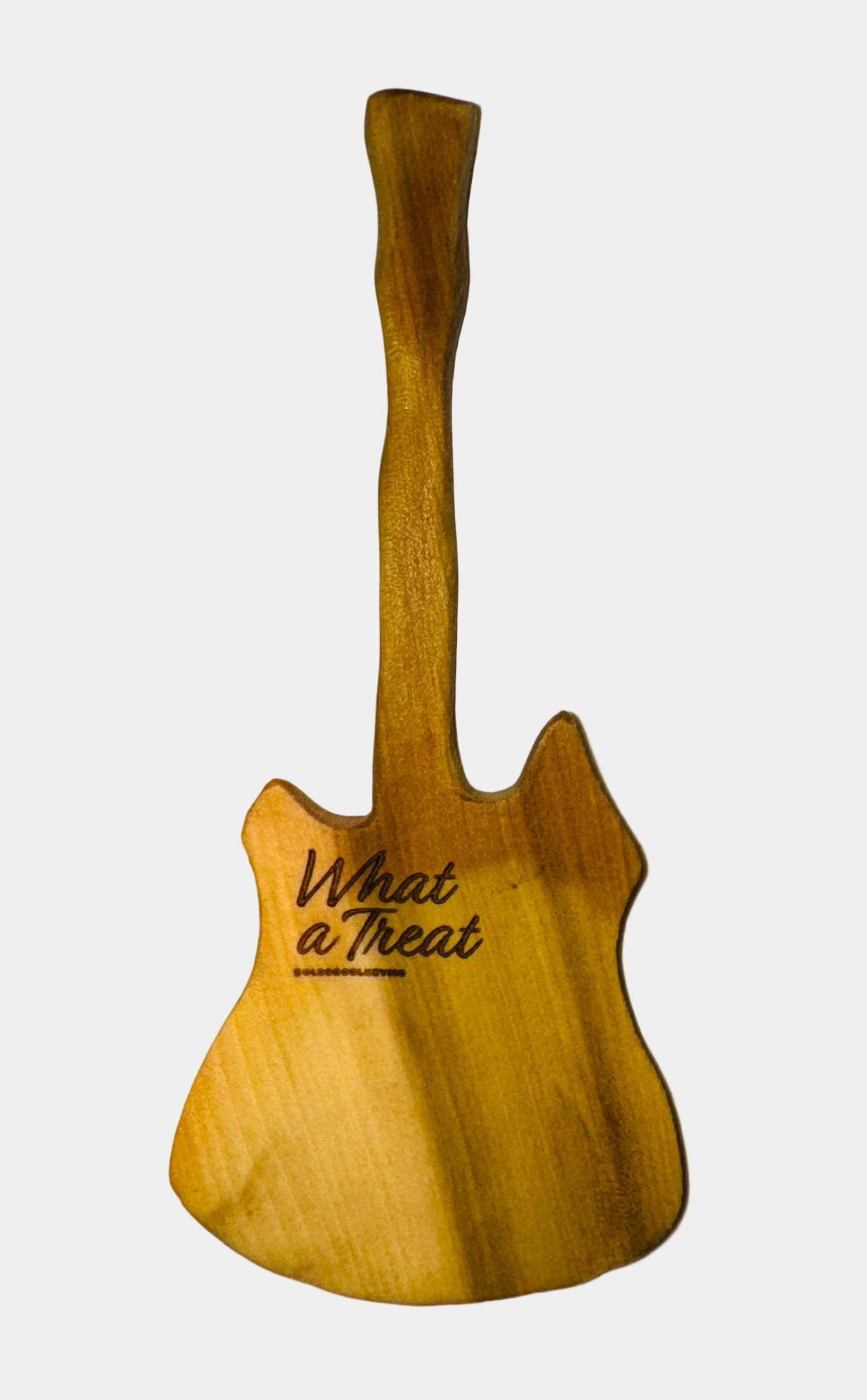 Kevmo's "What A Treat" Wooden Guitar Spatula