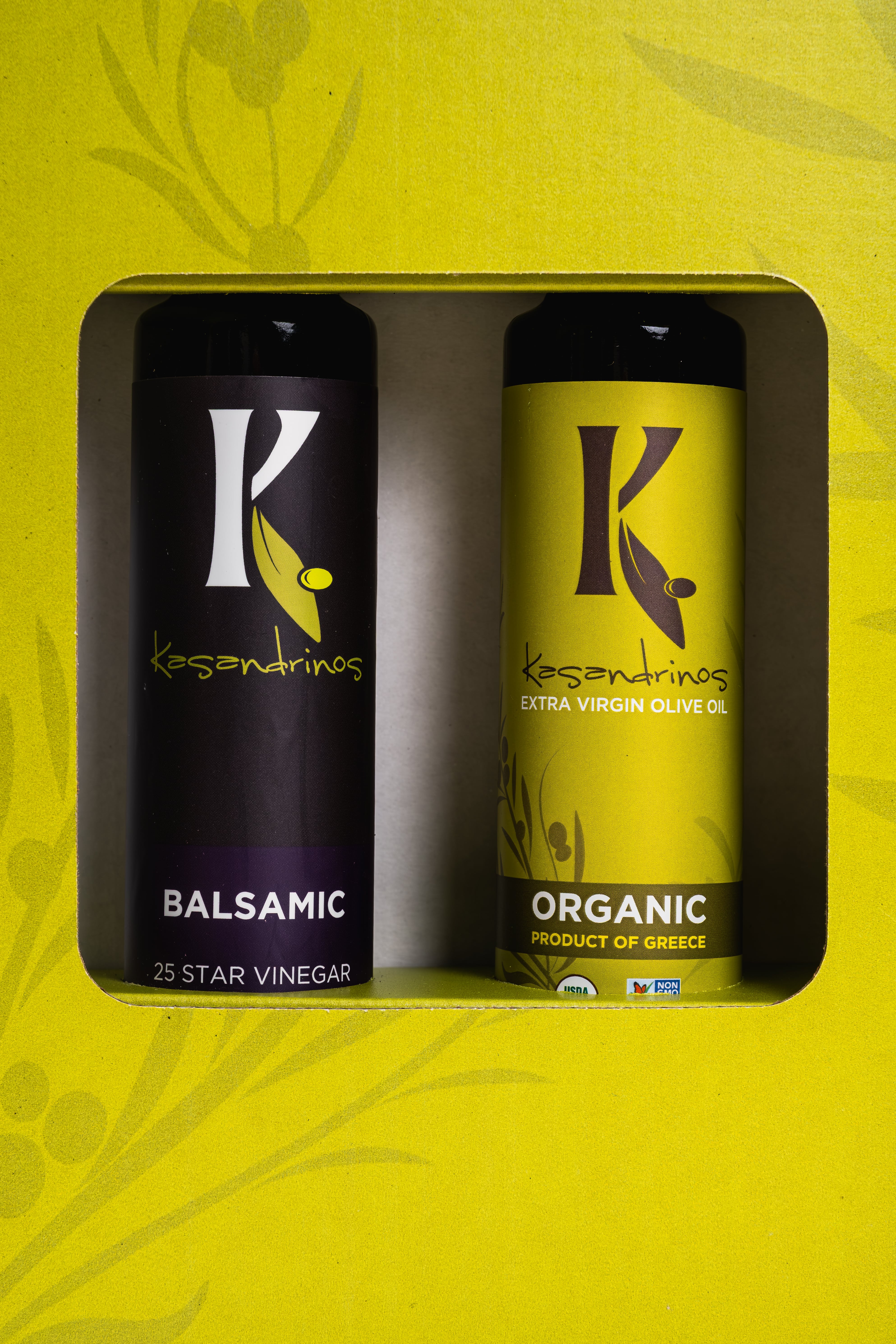 Gift Box - Organic EVOO & Vinegar