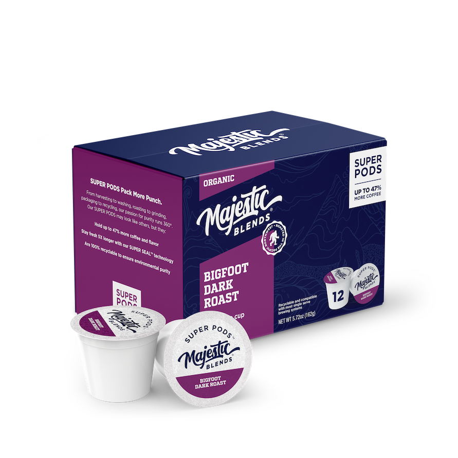 Bigfoot Dark Roast, Majestic Coffee