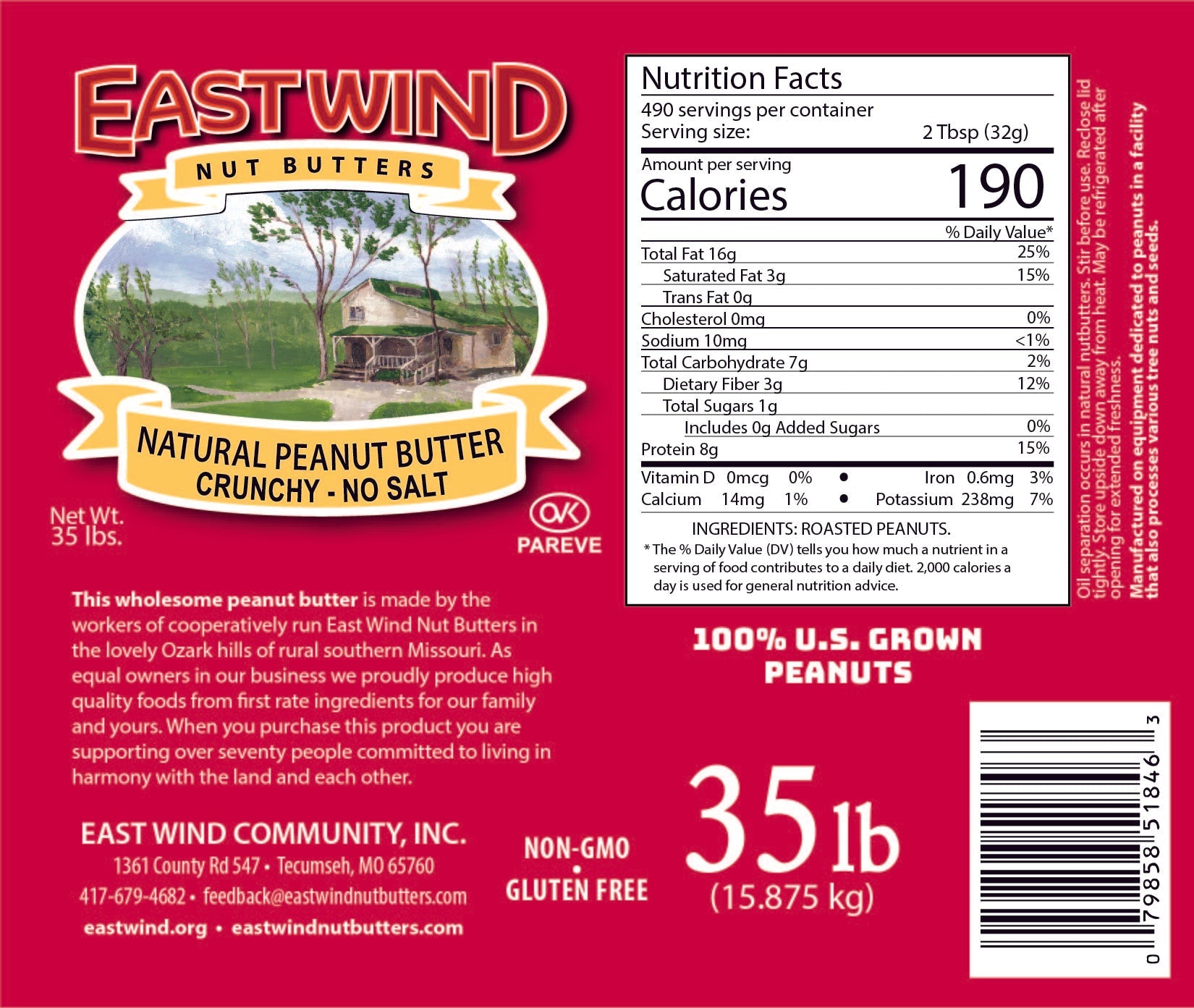 Valencia Peanut Butter- 2 Ingredients or less