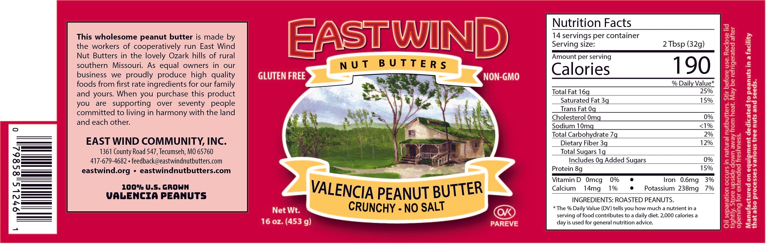 Valencia Peanut Butter- 2 Ingredients or less