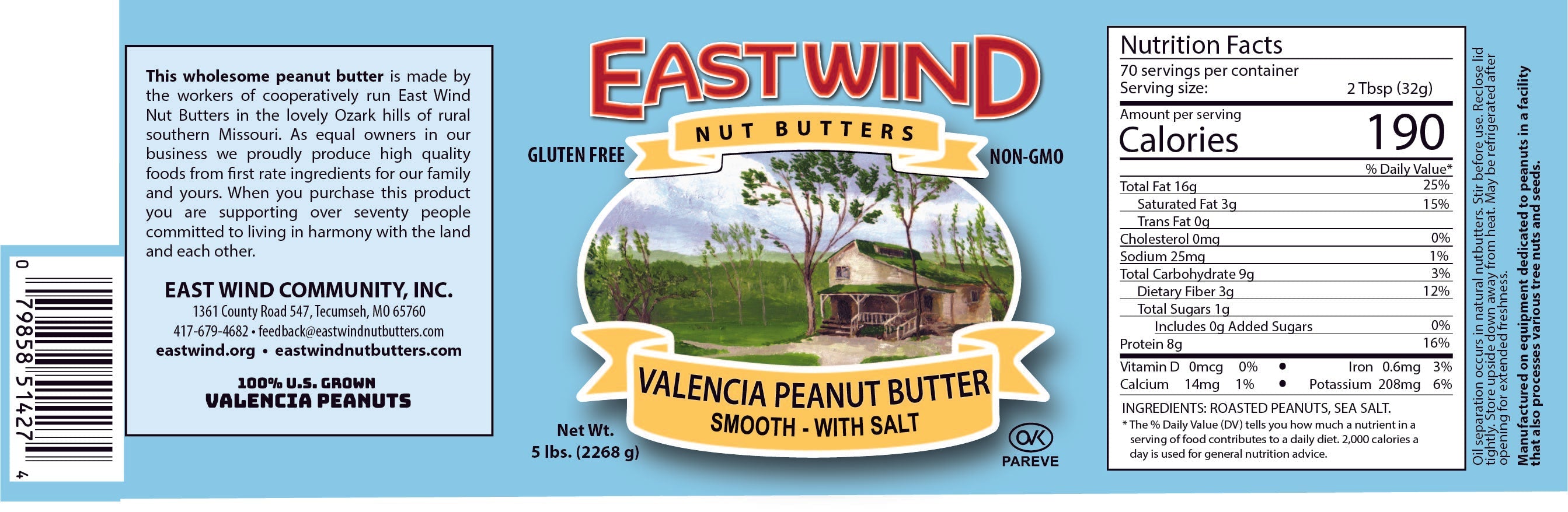 Valencia Peanut Butter- 2 Ingredients or less