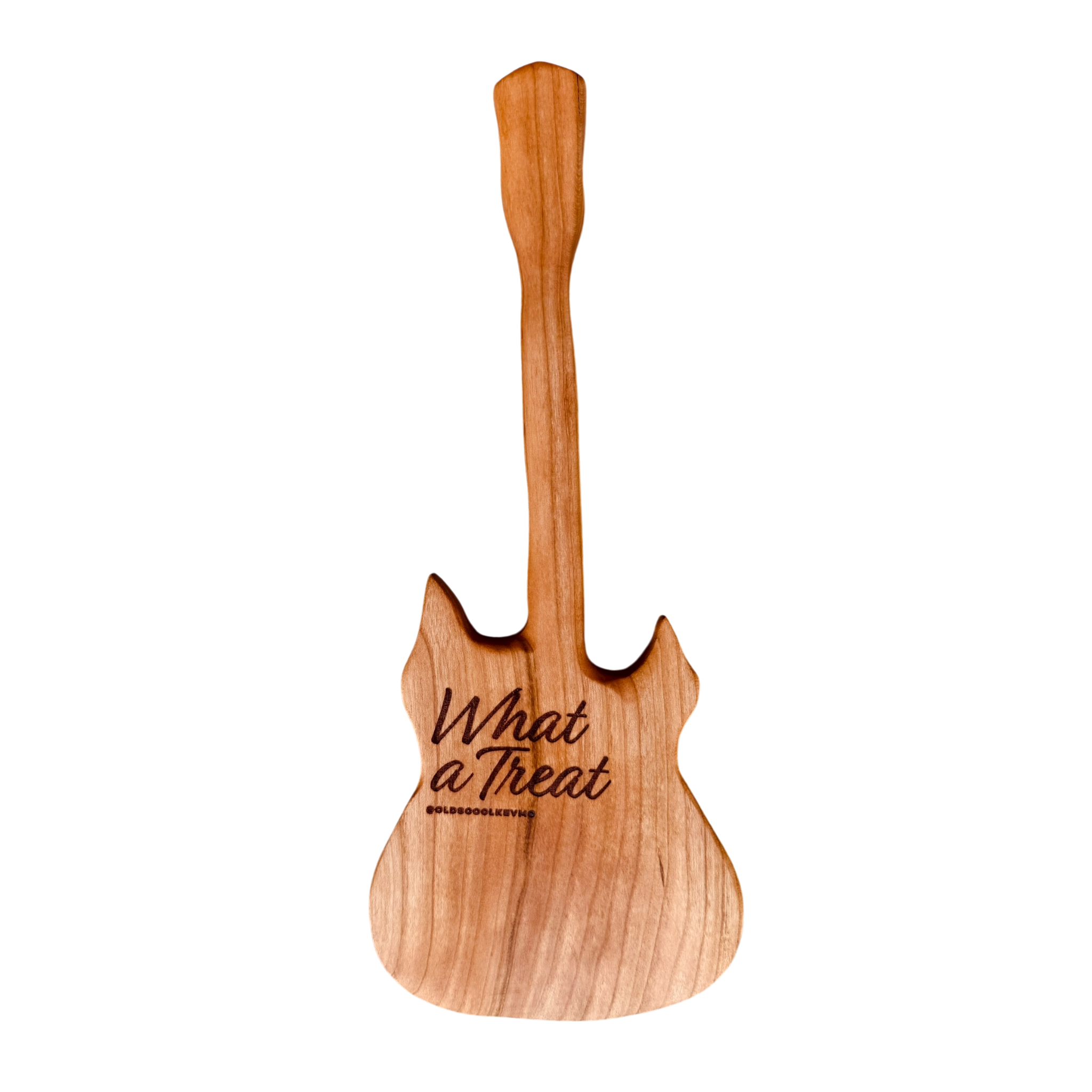 Kevmo's "What A Treat" Wooden Guitar Spatula