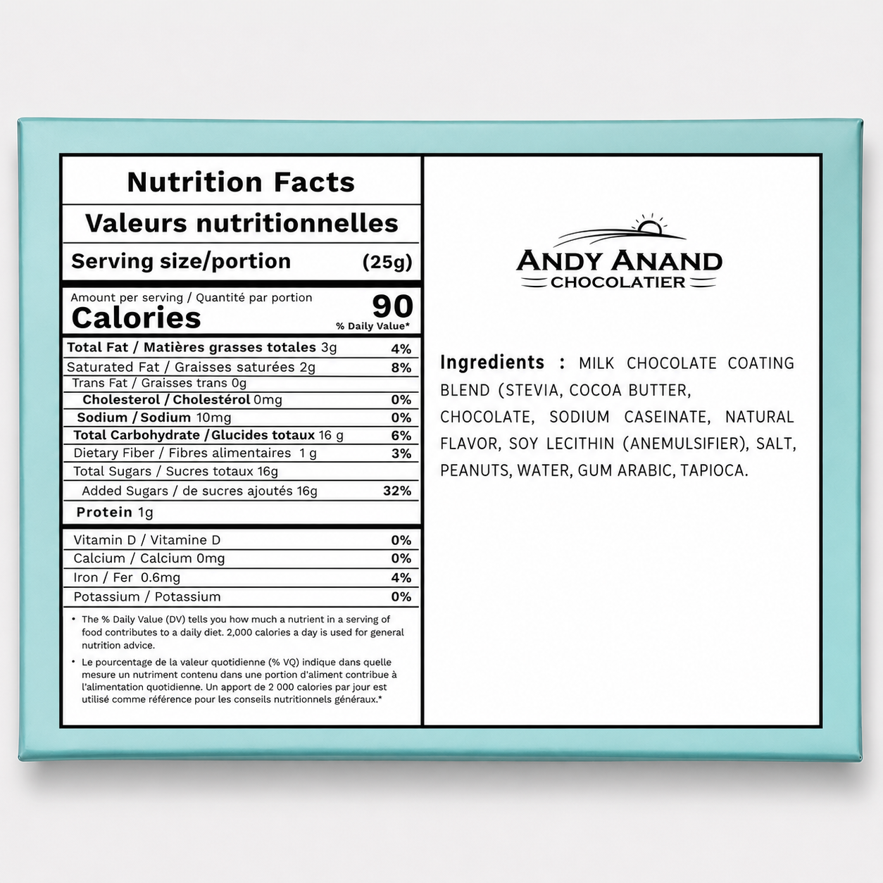Andynand Sugar-Free Milk Chocolate Covered Peanuts, 1 lb – Gluten-Free, Diabetic-Friendly, Natural Ingredients, Birthday & Holiday Snack