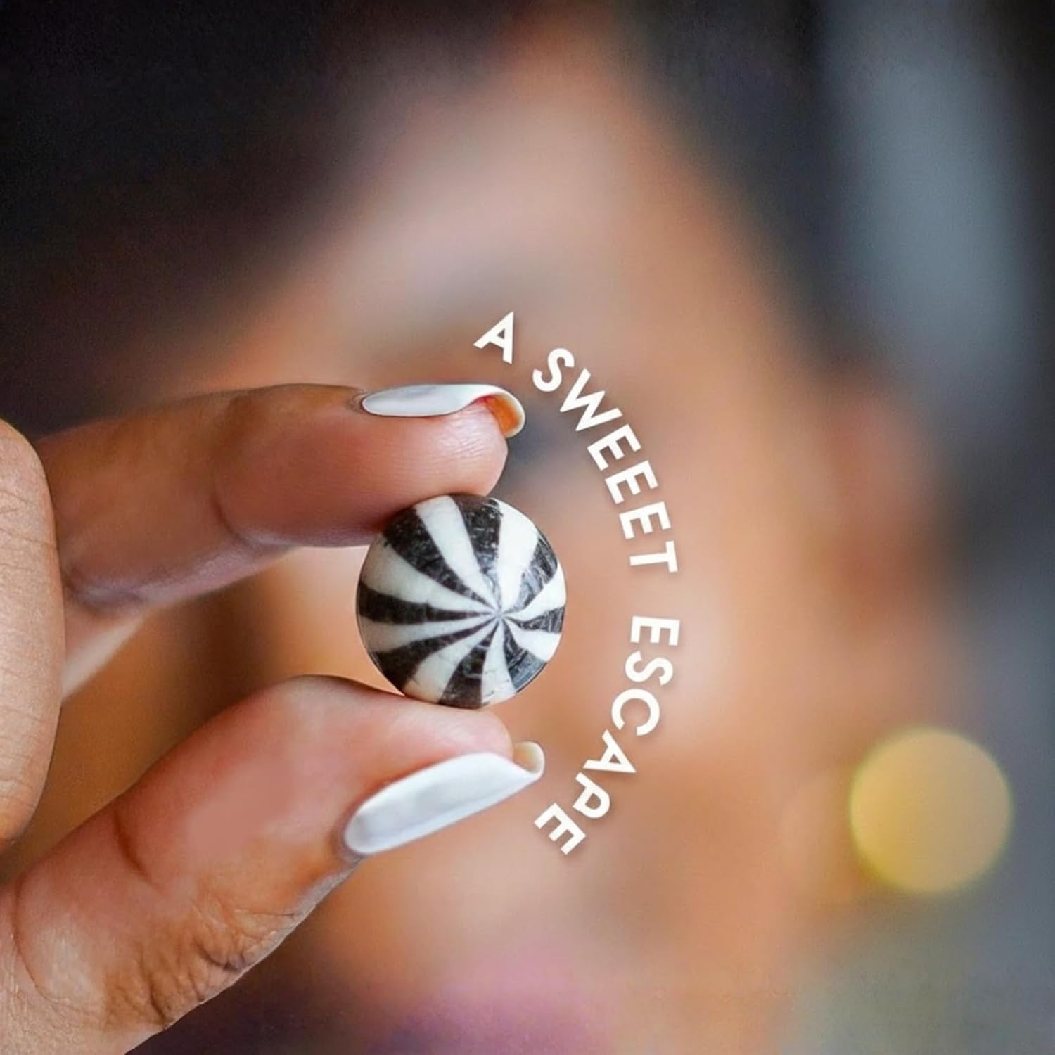 Andy Anand Sugar-Free Black Bulls Eyes Hard Candy (25 pc) | Sugar-Free & Keto Candy | Local SoCal Bakery