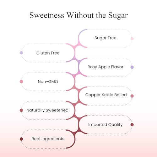 Andy Anand Sugar-Free Rosy Apple Hard Candy (25 pc) | Sugar-Free & Keto Candy | Local SoCal Bakery