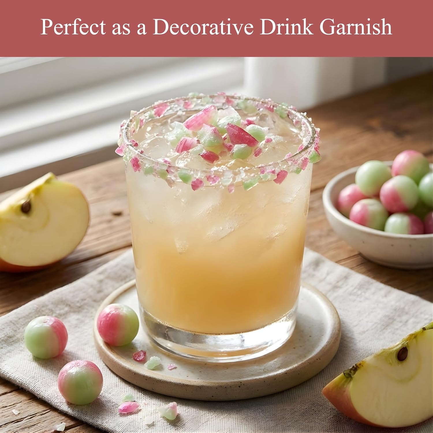 Andy Anand Sugar-Free Rosy Apple Hard Candy (25 pc) | Sugar-Free & Keto Candy | Local SoCal Bakery