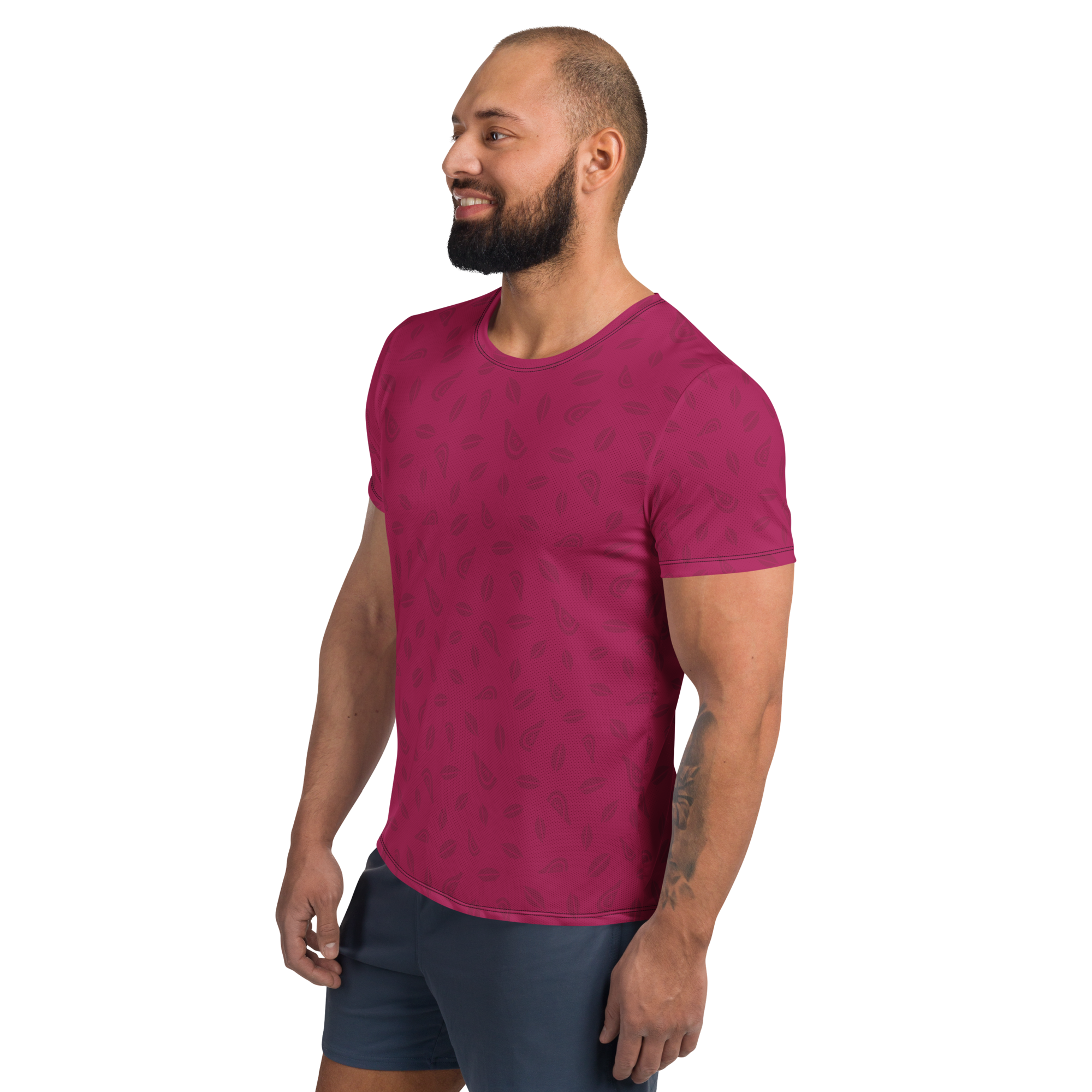 Men's Athletic Tee - Raspberry