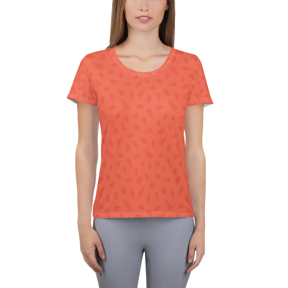 Women's Athletic Tee - Peach