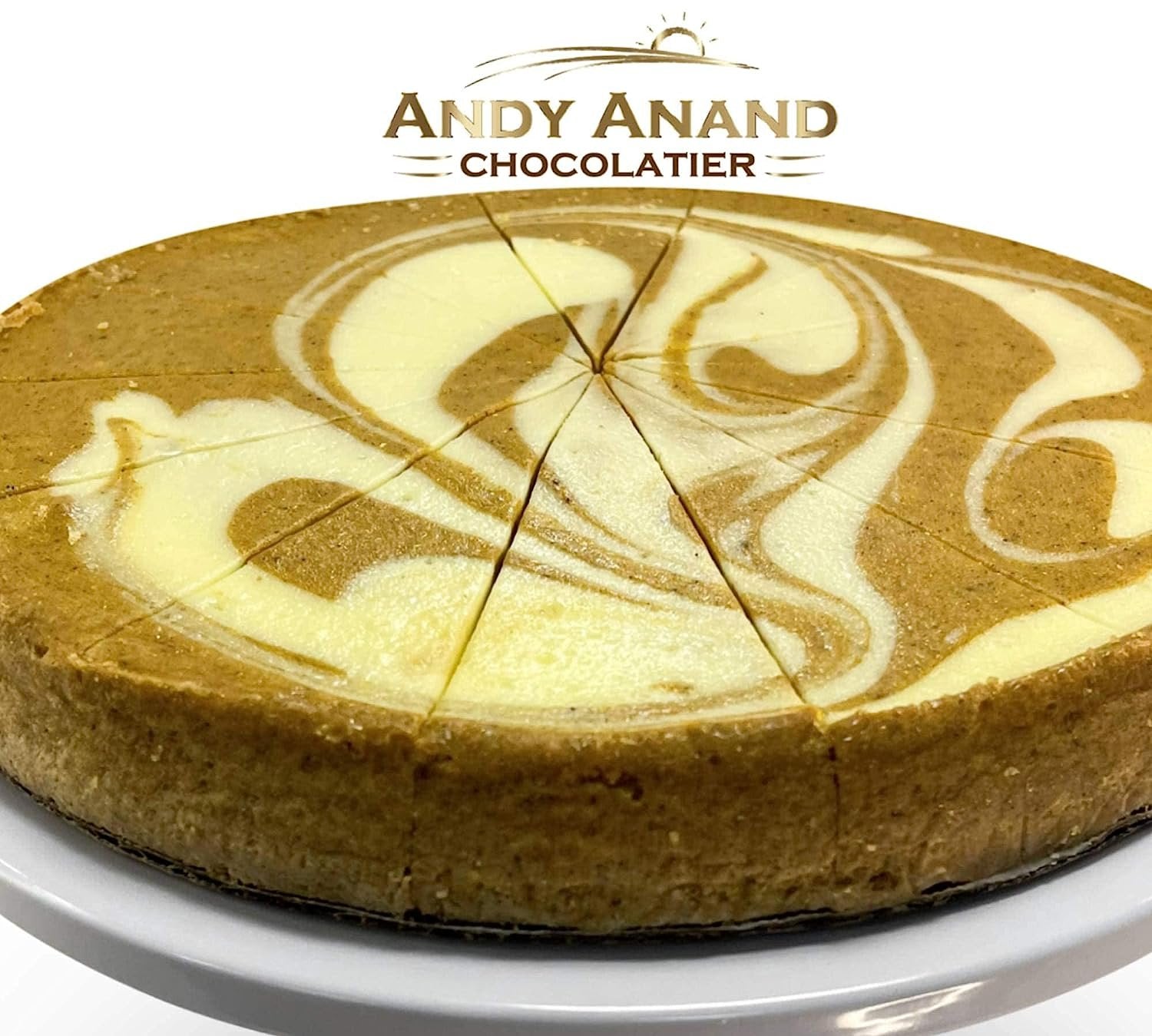 Andy Anand Sugar-Free Pumpkin Cheesecake (9-inch, 2 lbs) | Sugar-Free Cheesecake | Local SoCal Bakery