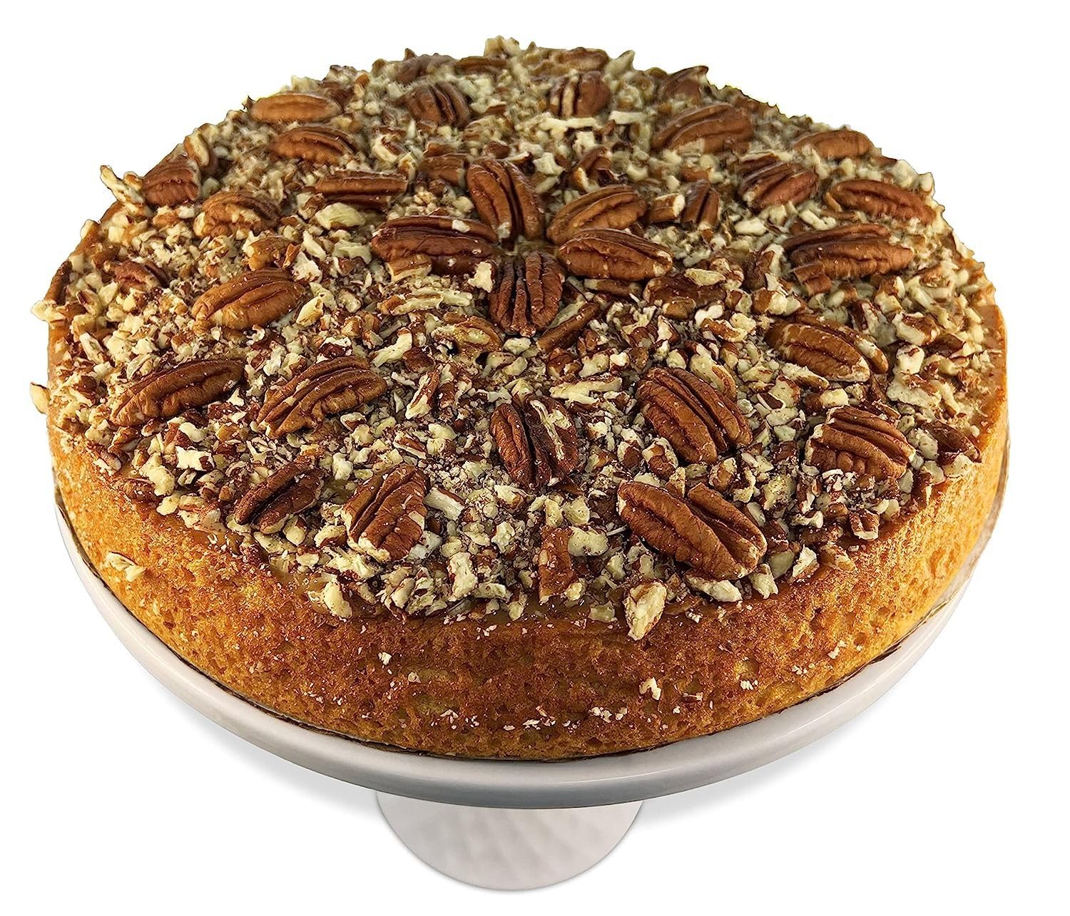 Andy Anand Sugar-Free Gluten-Free Caramel Pecan Cake (9-inch, 2.8 lbs) | Keto & Diabetic-Friendly | SoCal Bakery