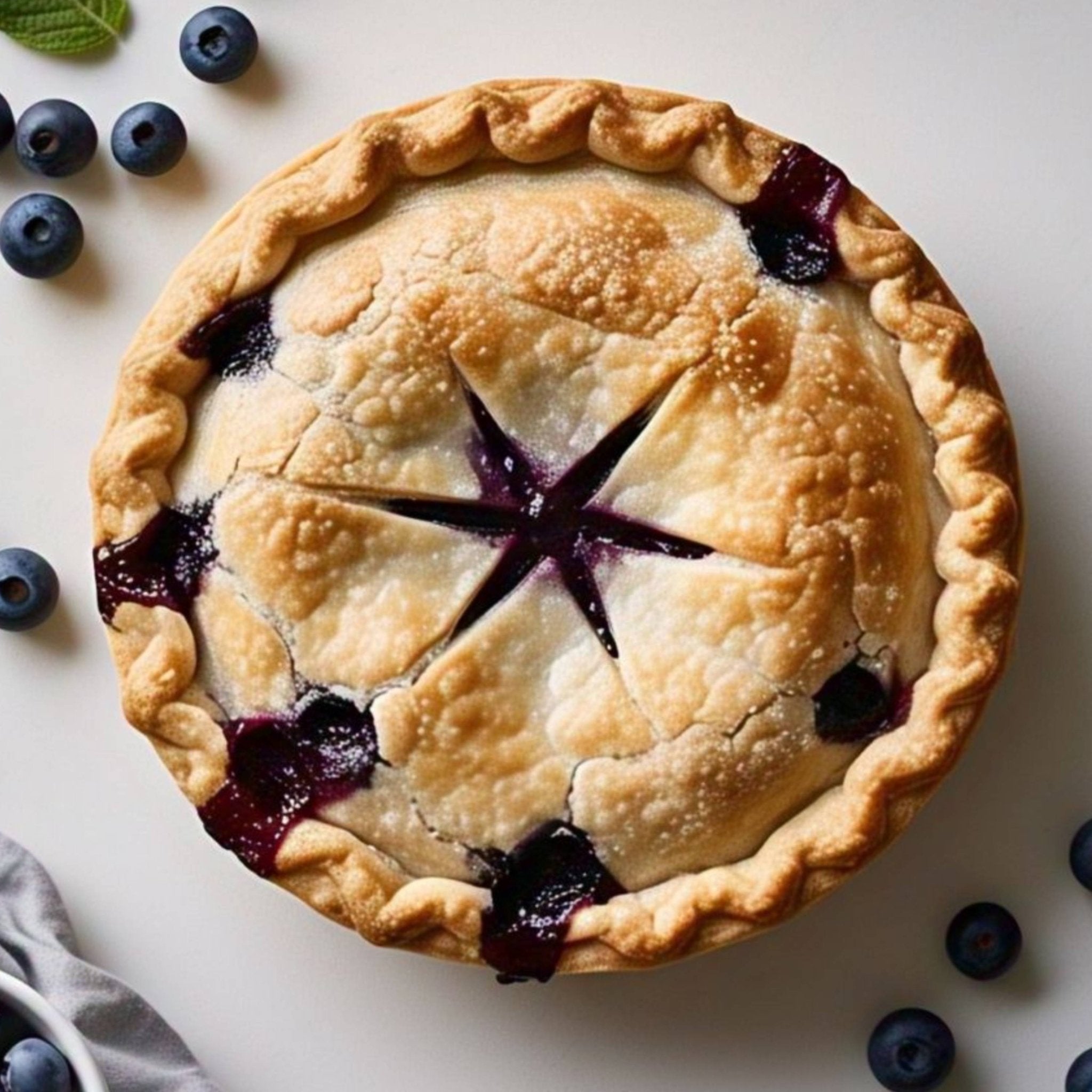 Andy Anand Sugar-Free Blueberry Pie (2.9 lbs) | Sugar-Free & Keto Pie | Local SoCal Bakery