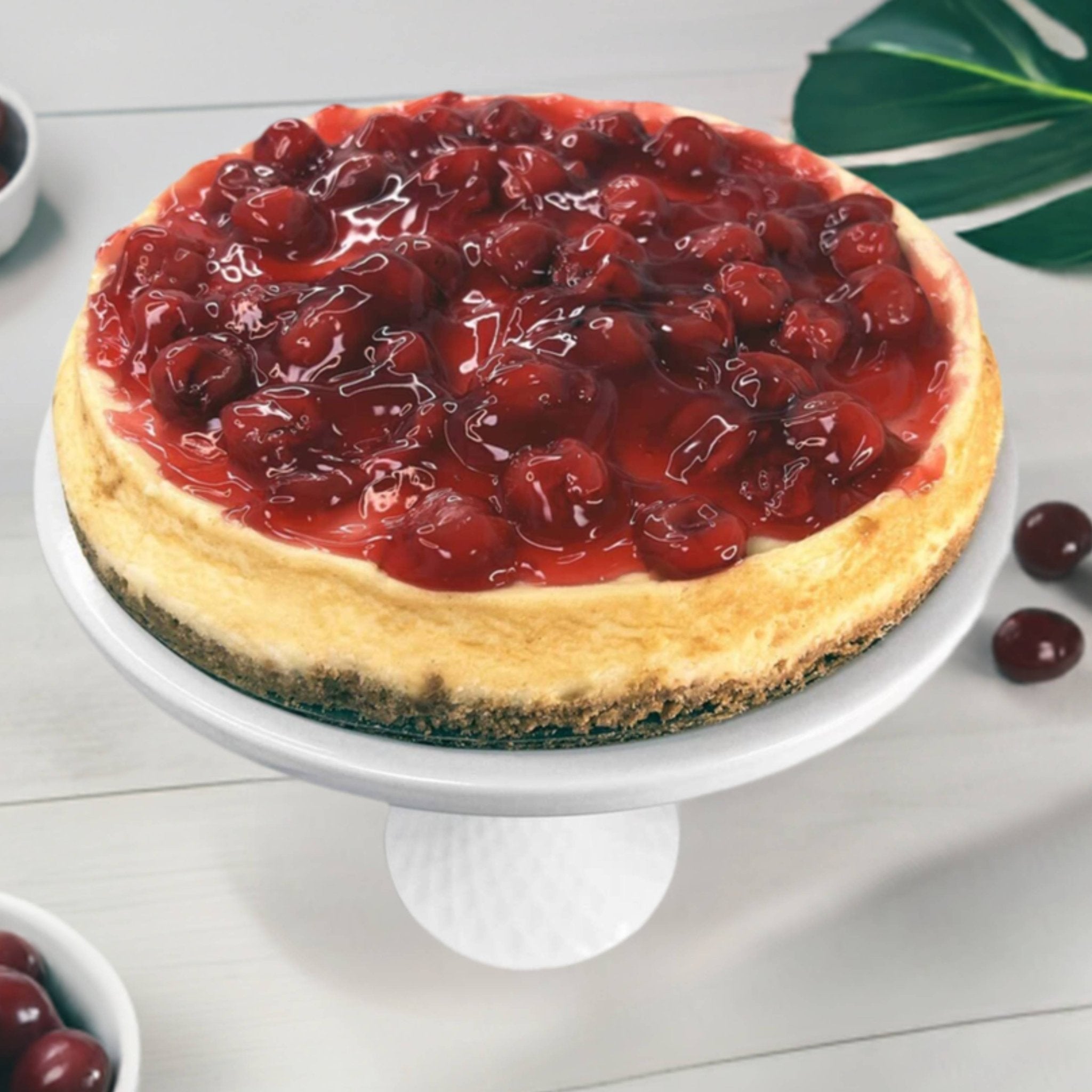 Andy Anand Sugar-Free Dunked Cherry Cake (9-inch, 2.9 lbs) | Keto & Diabetic-Friendly | SoCal Bakery