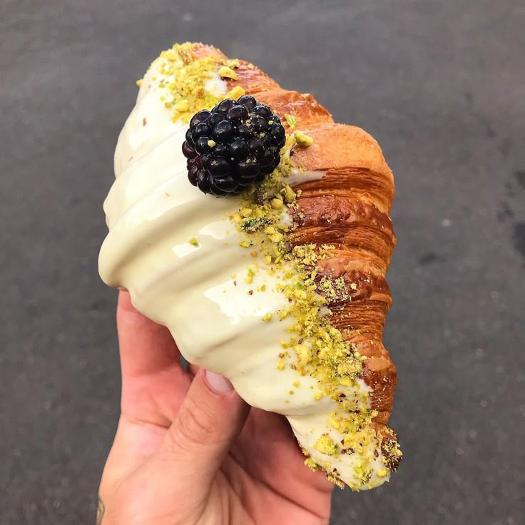 Andy Anand White Chocolate Pistachio Croissants (10 pc, 2 lbs) | Hand-Baked Pastry | Local SoCal Bakery